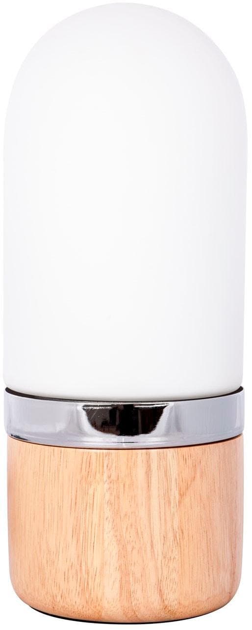 Kayoom Tischleuchte Ganro: Hochwertige Milchglas & Holz Design
