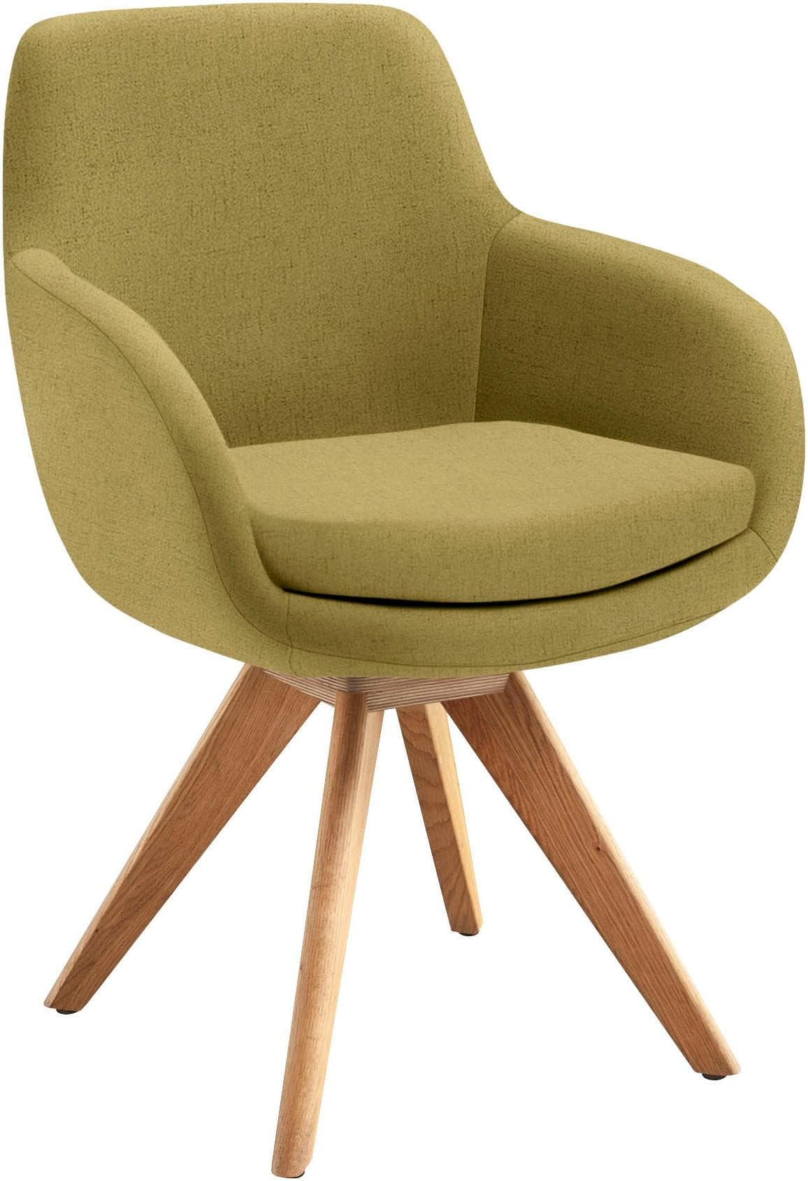 Musterring Armlehnstuhl Tavia Grün Eiche Massiv