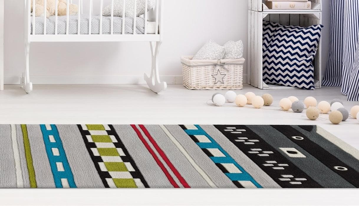 Arte Espina Teppich Joy 4174 Bunt Modernes Motiv Kurzflor