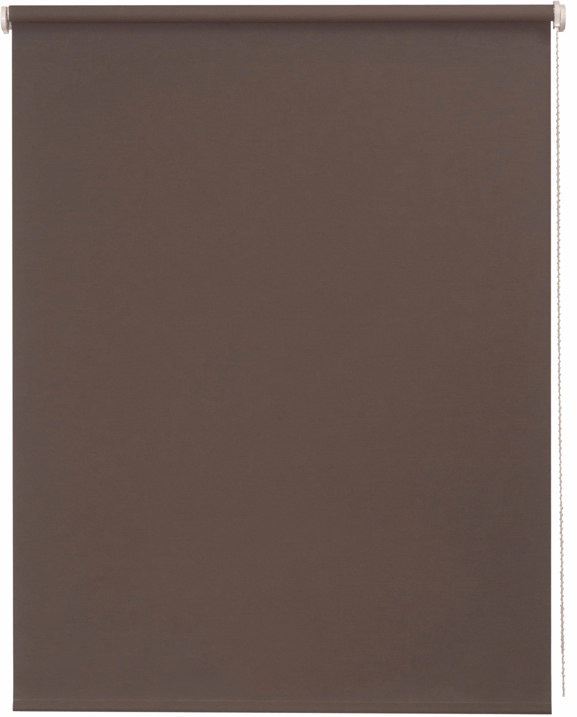 Seitenzugrollo SUNLINES Lea braun Polyester verdunkelnd