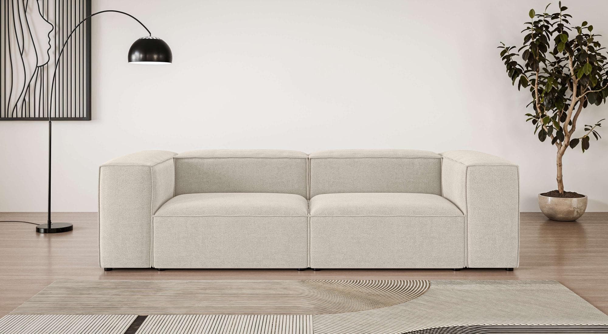 Big-Sofa OTTO HOME HAILY Modularsofa Beige