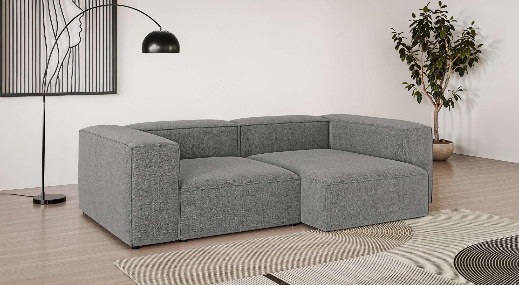 Ecksofa OTTO HOME XL HAILY L-Form Modularsofa extra tief