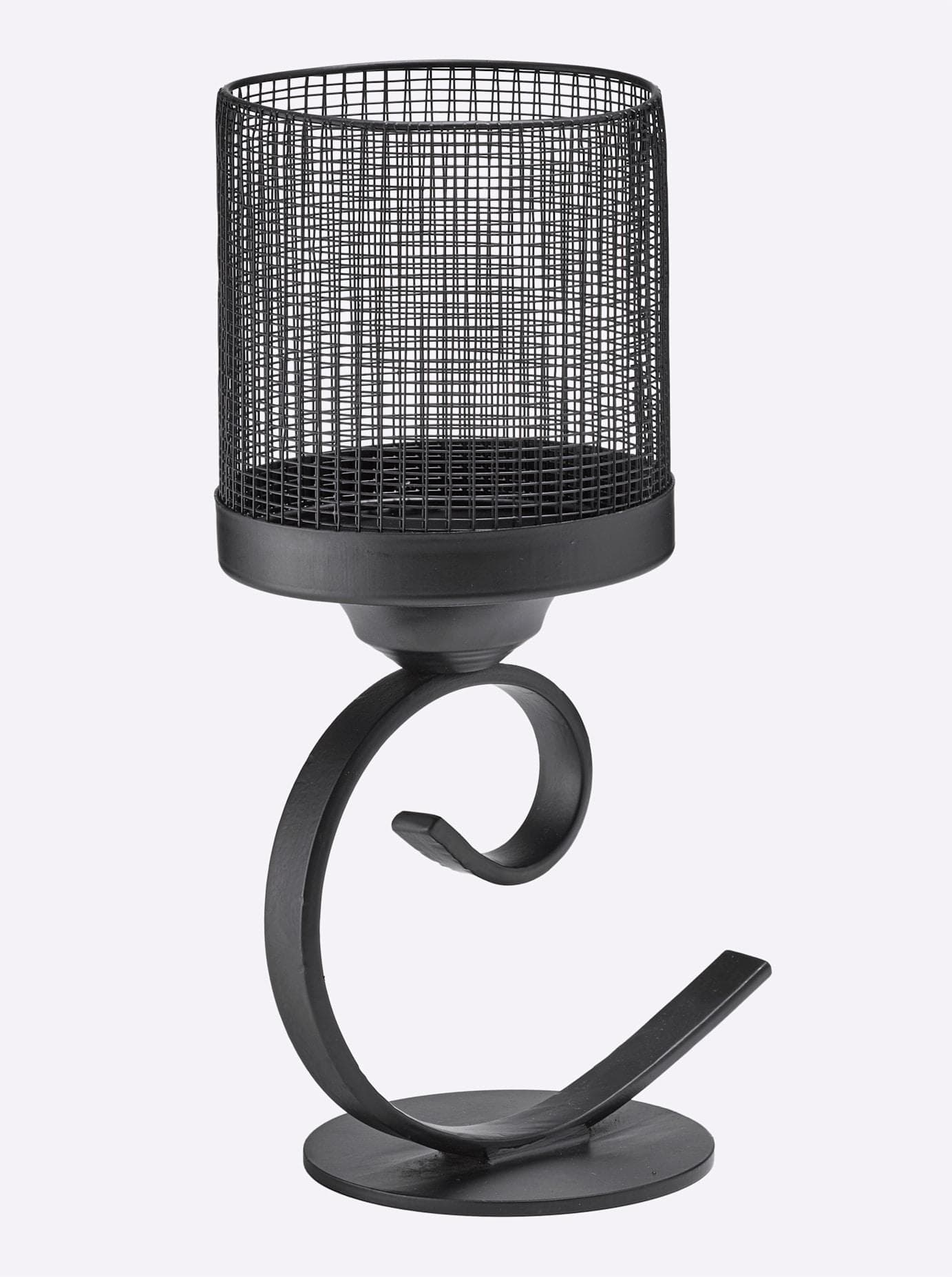 HEINE HOME Windlicht Schwarz Kerzenhalter