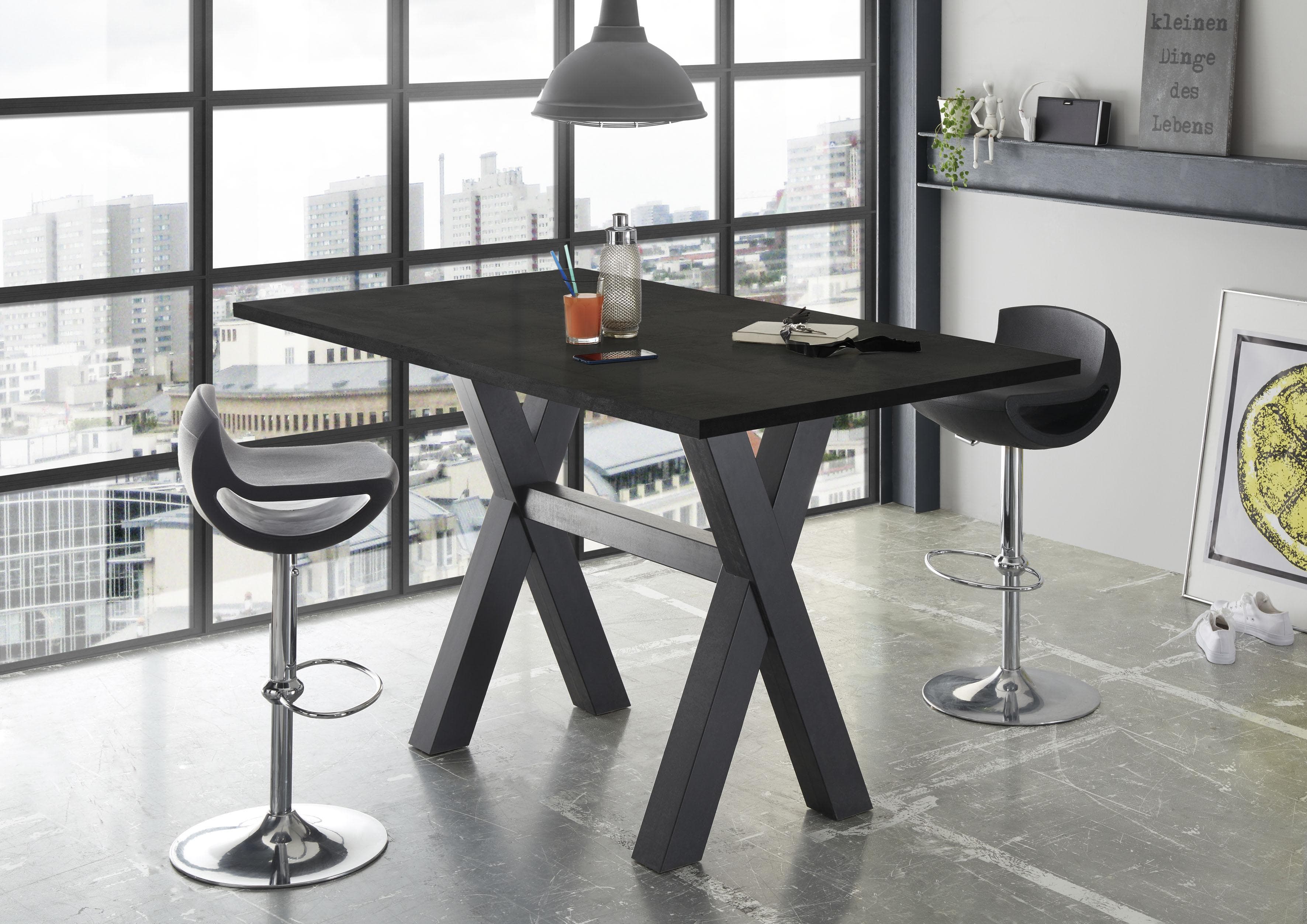 Bartisch MÄUSBACHER Schwarz X-Form