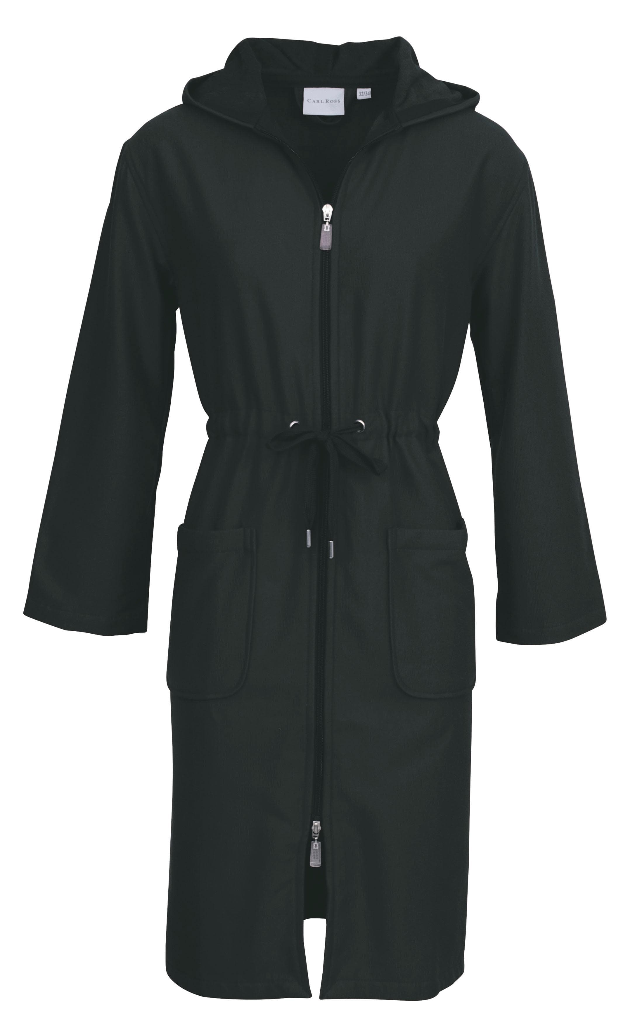 Unisex-Bademantel Carl Ross 32/34 blau Baumwoll-Mix