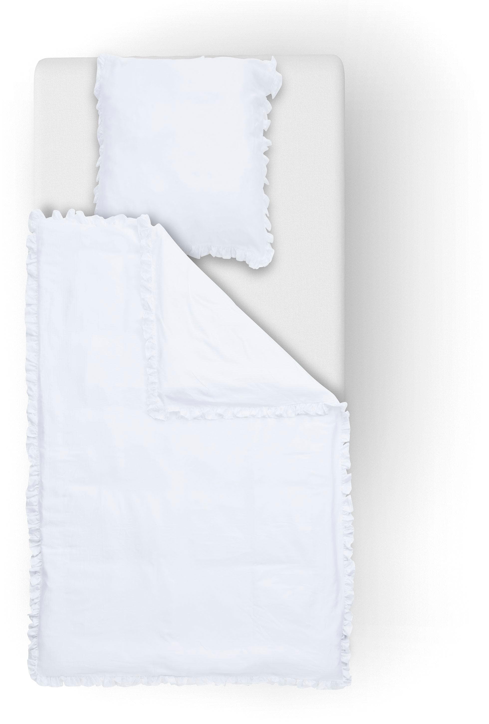 Beidseitig Bedruckte Bettwäsche mit Keder