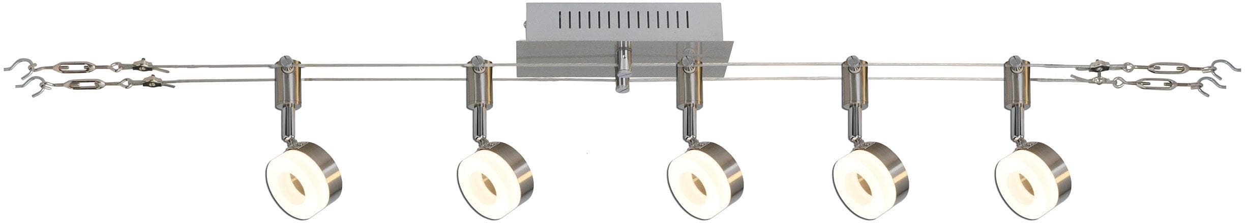 Näve LED Pendelleuchte Tony Warmweiß Grau