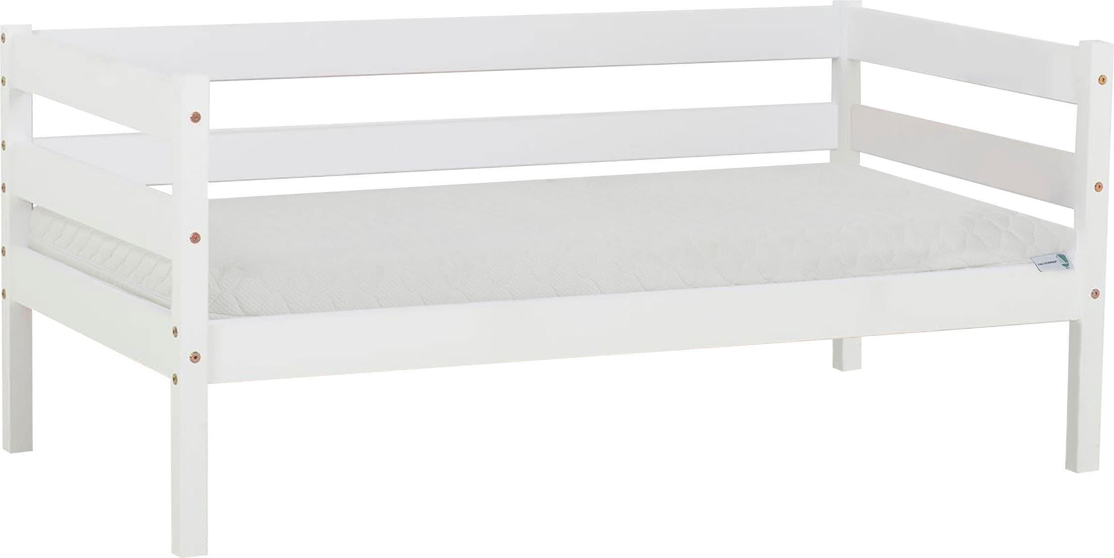 Hoppekids ECO Comfort Kinderbett Weiß Kiefer Massivholz