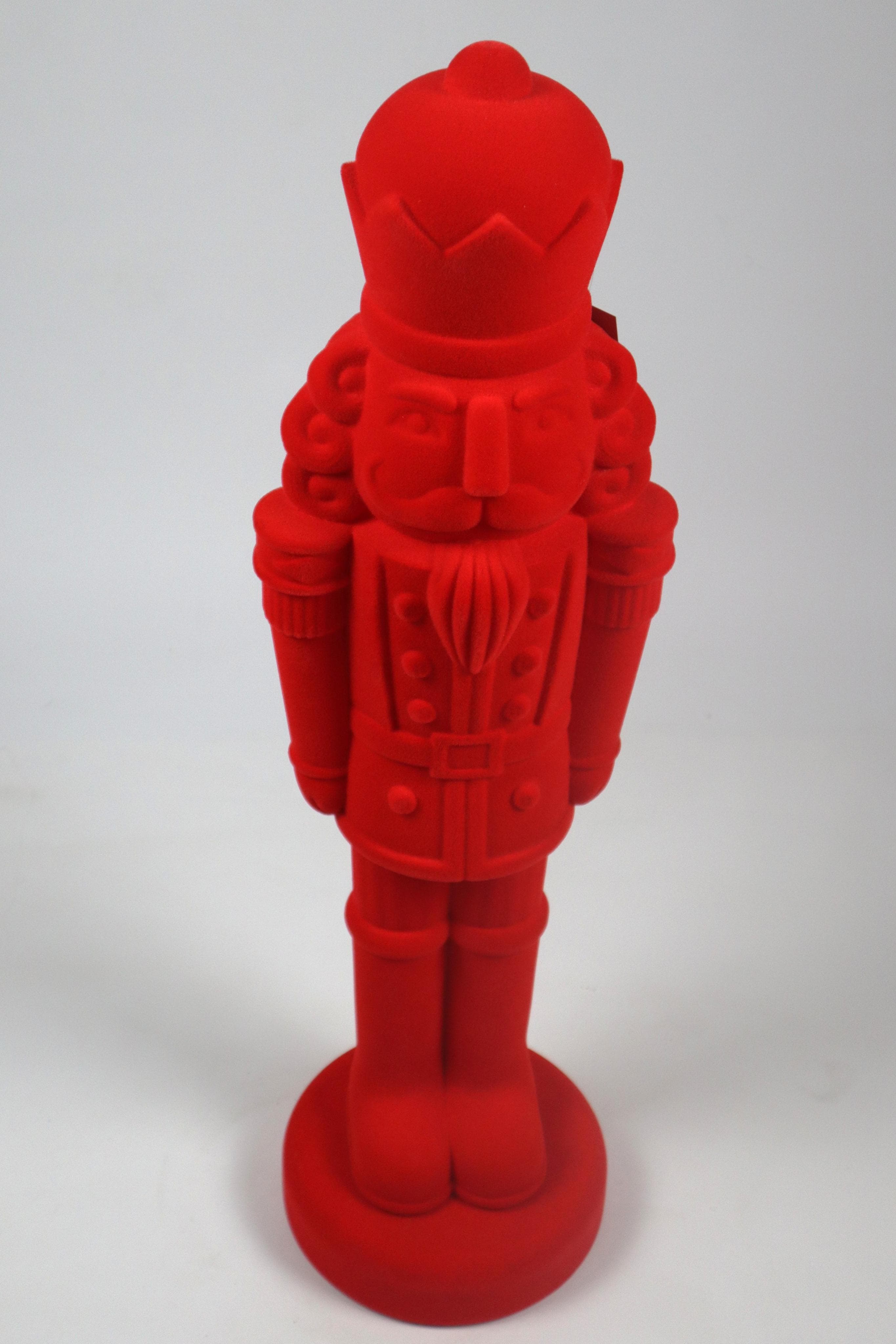 AM DESIGN Weihnachtsfigur Nussknacker Rot mit samtweichem Flock