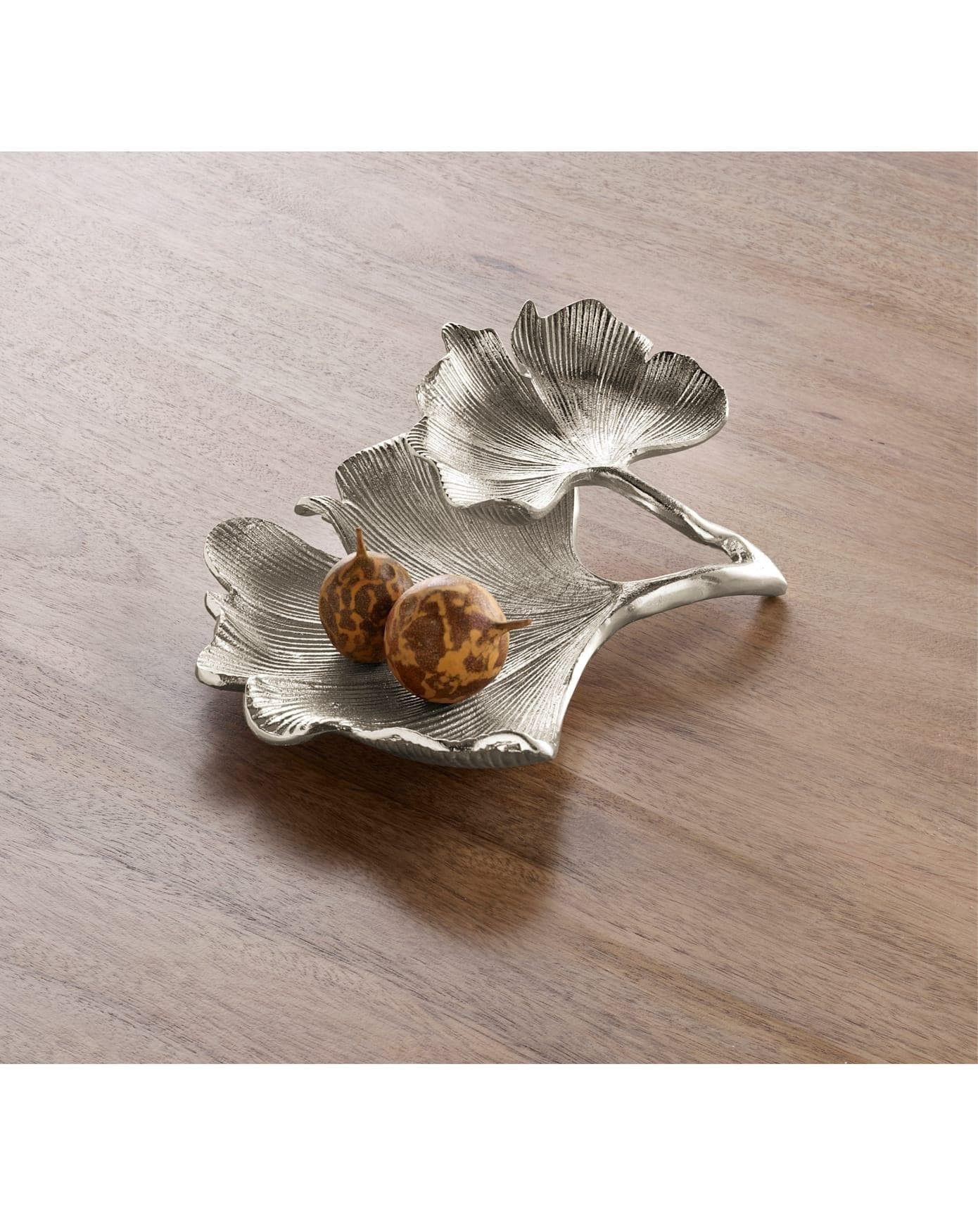 HEINE HOME Dekoschale Silber Aluminium