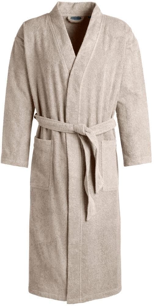 Unisex-Bademantel Egeria Topas Grau Kimonoform L