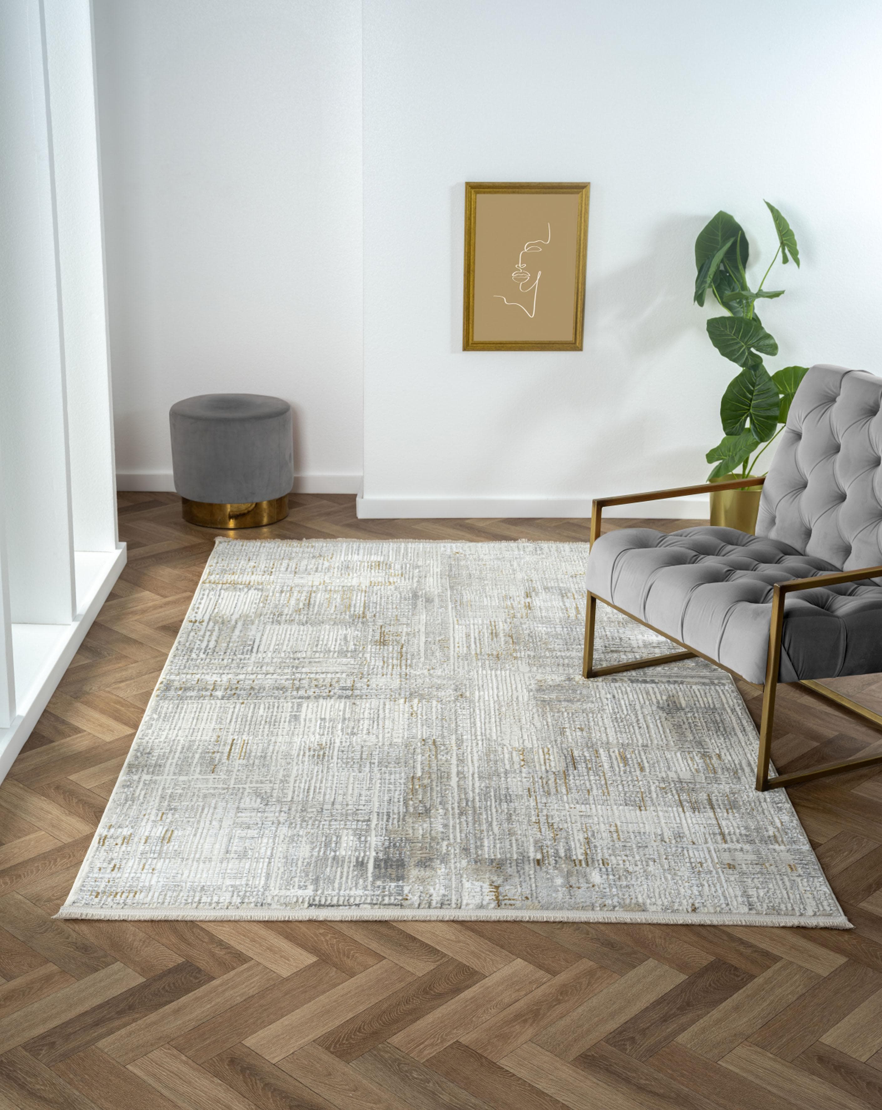 Myflair Möbel & Accessoires: Retro-Teppich My Taste mit Microfaser und Fransen