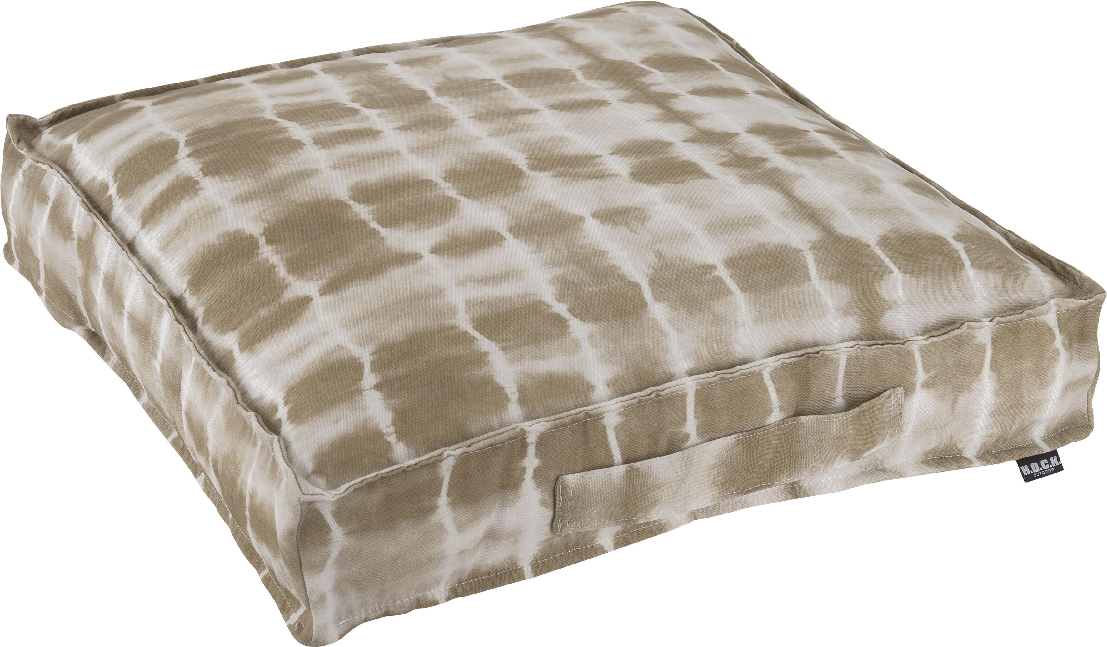 H.O.C.K. Palettenkissen Badu Batik Midnight Outdoor: Farbenfrohe Matratzenkissen für Innen und Außen