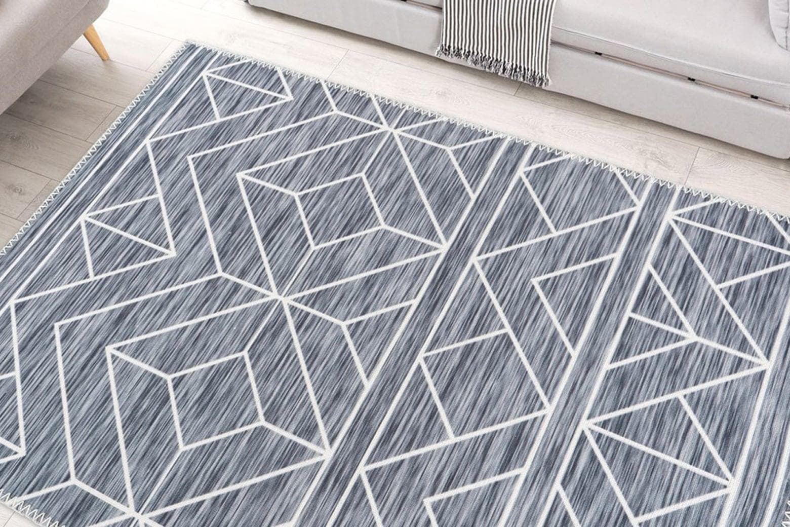 Teppich ARTE ESPINA Maya 200 Anthrazit Polyester Print-Muster