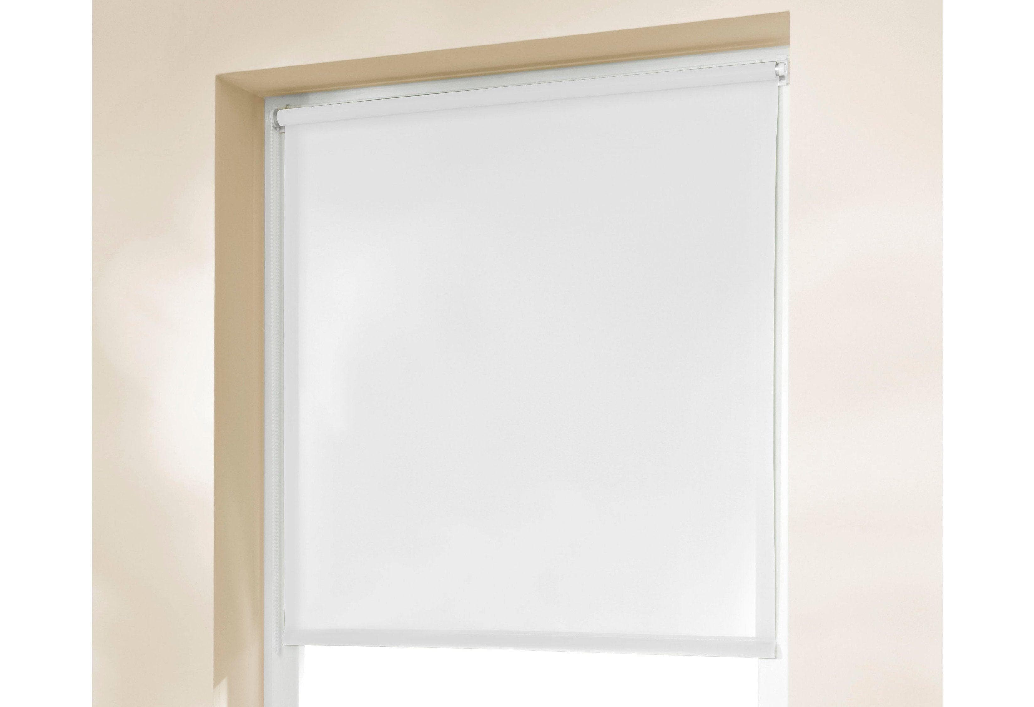 K-Home Seitenzugrollo Thermo Klemmfix-Rollo Weiß