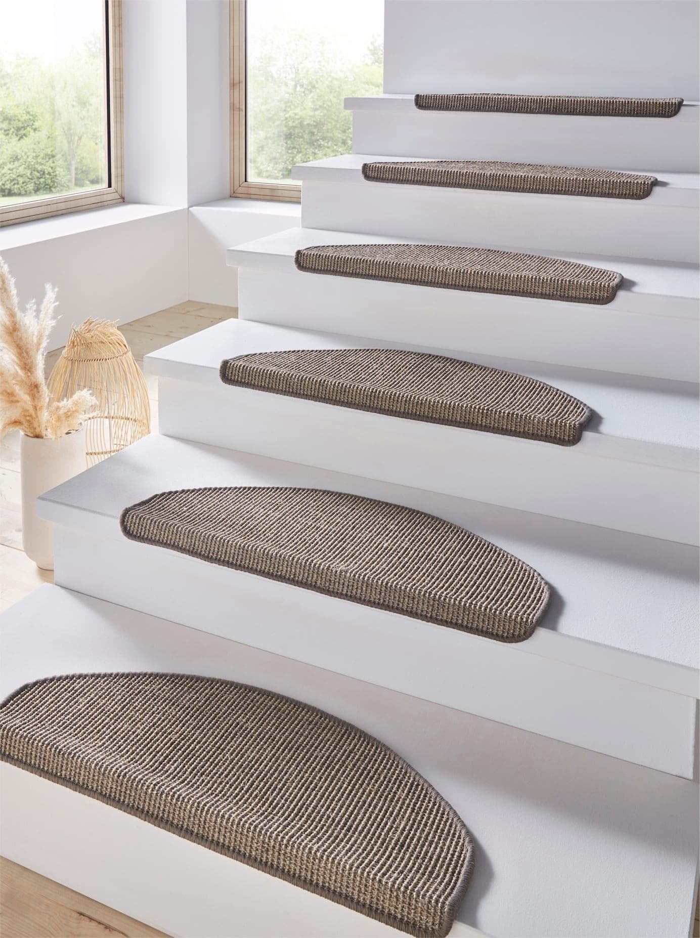 Stufenmatte DEKOWE Sisal grau