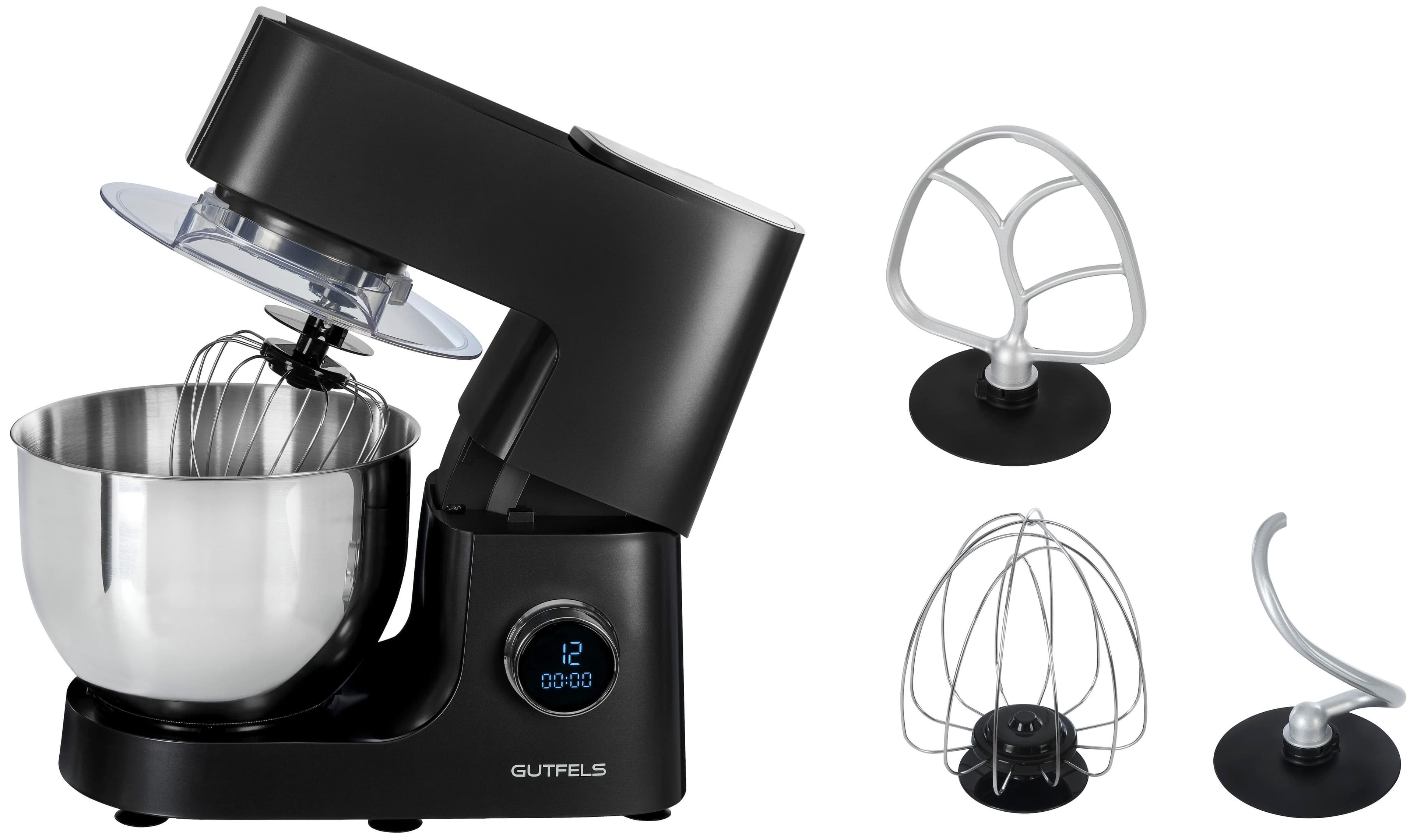 GUTFELS Küchenmaschine KITCHEN 5010 Schwarz 800 W