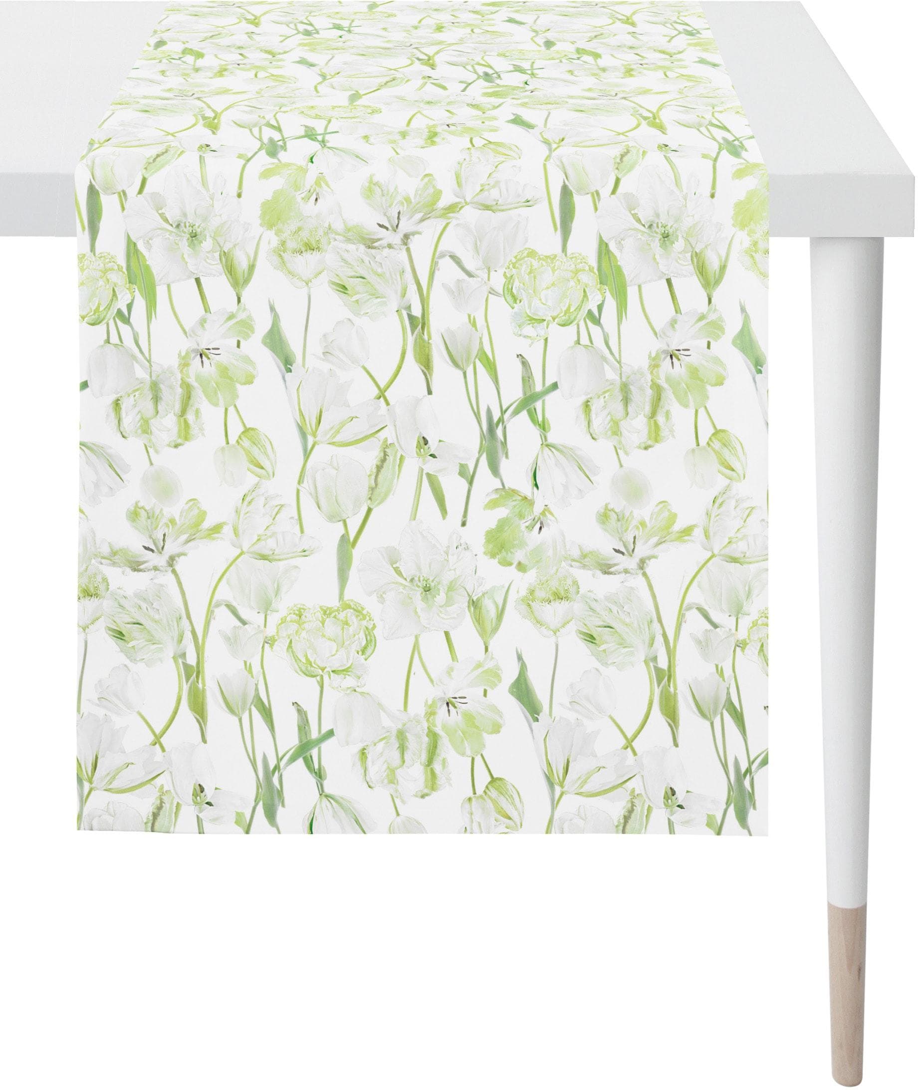 APELT SPRINGTIME Tischläufer mit Frühjahrsblüten-Motiv - Digitaldruck