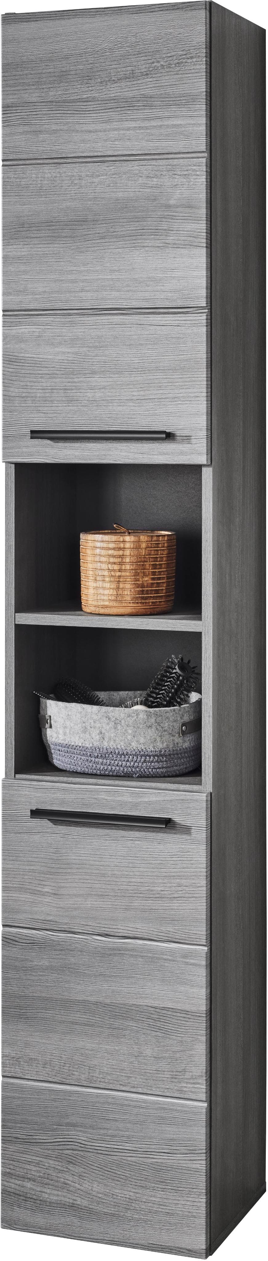 Hochschrank BASIC BY BALCULINA Silver Badezimmerschrank