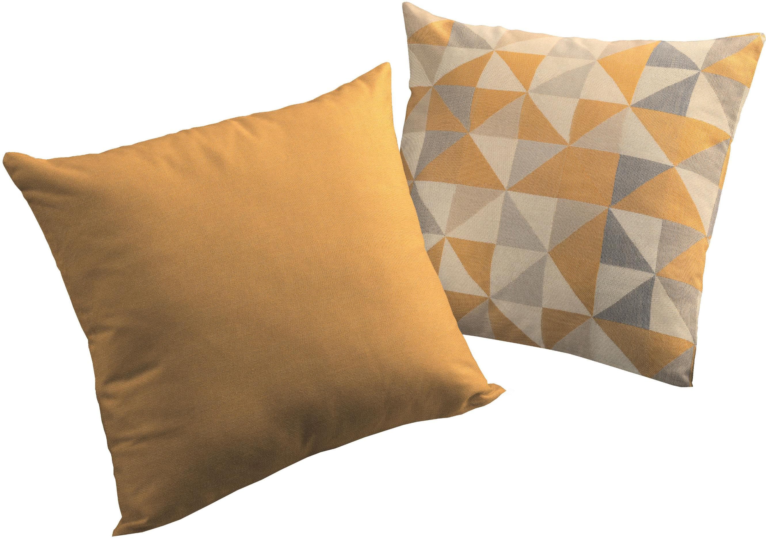 ADAM Dekokissen Bio Bel Curry 50x50 cm Baumwolle Wendekissenhülle