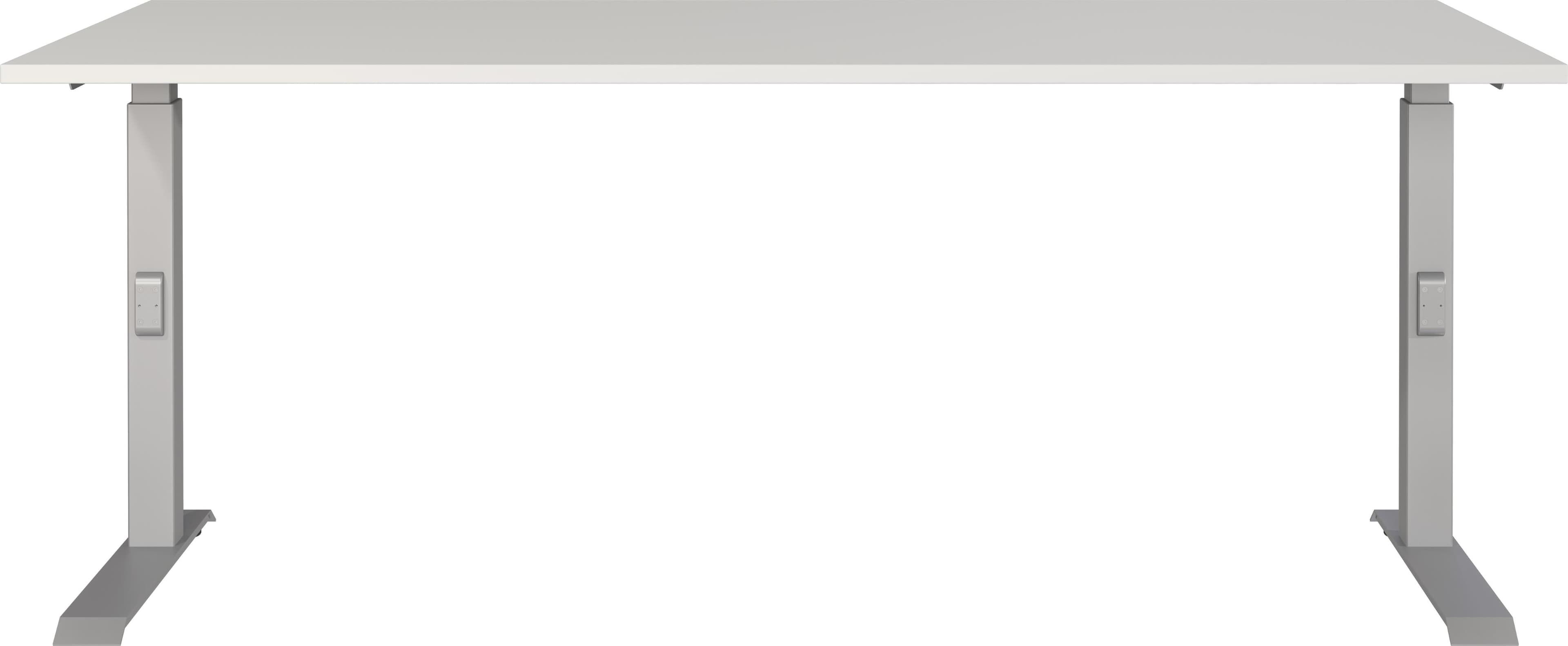 Germania GW-Agenda Schreibtisch höhenverstellbar Grau/Silber