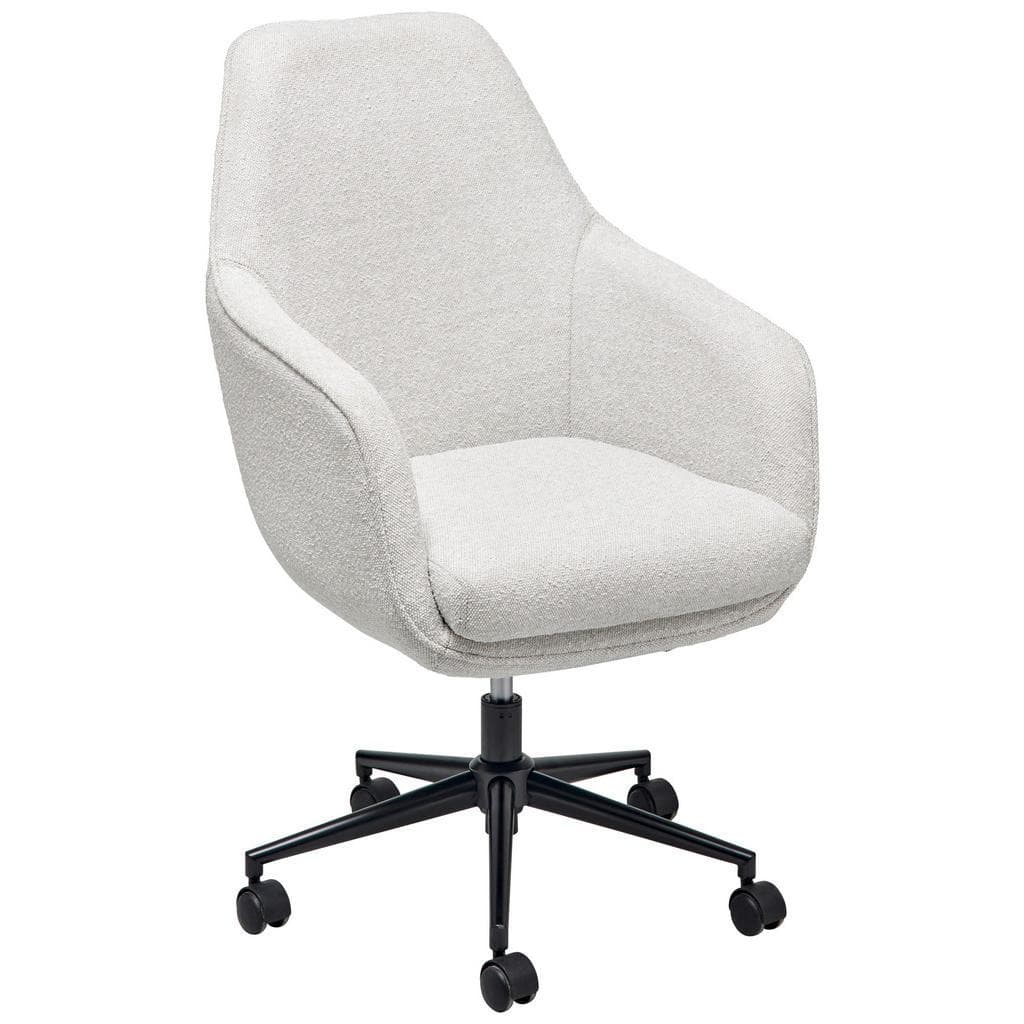 Livetastic Drehstuhl Beige Metall Kunststoff Textil Drehkreuz