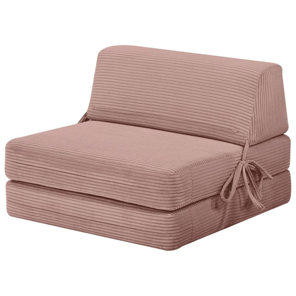 Livetastic Schlafsessel Altrosa Metall Textil