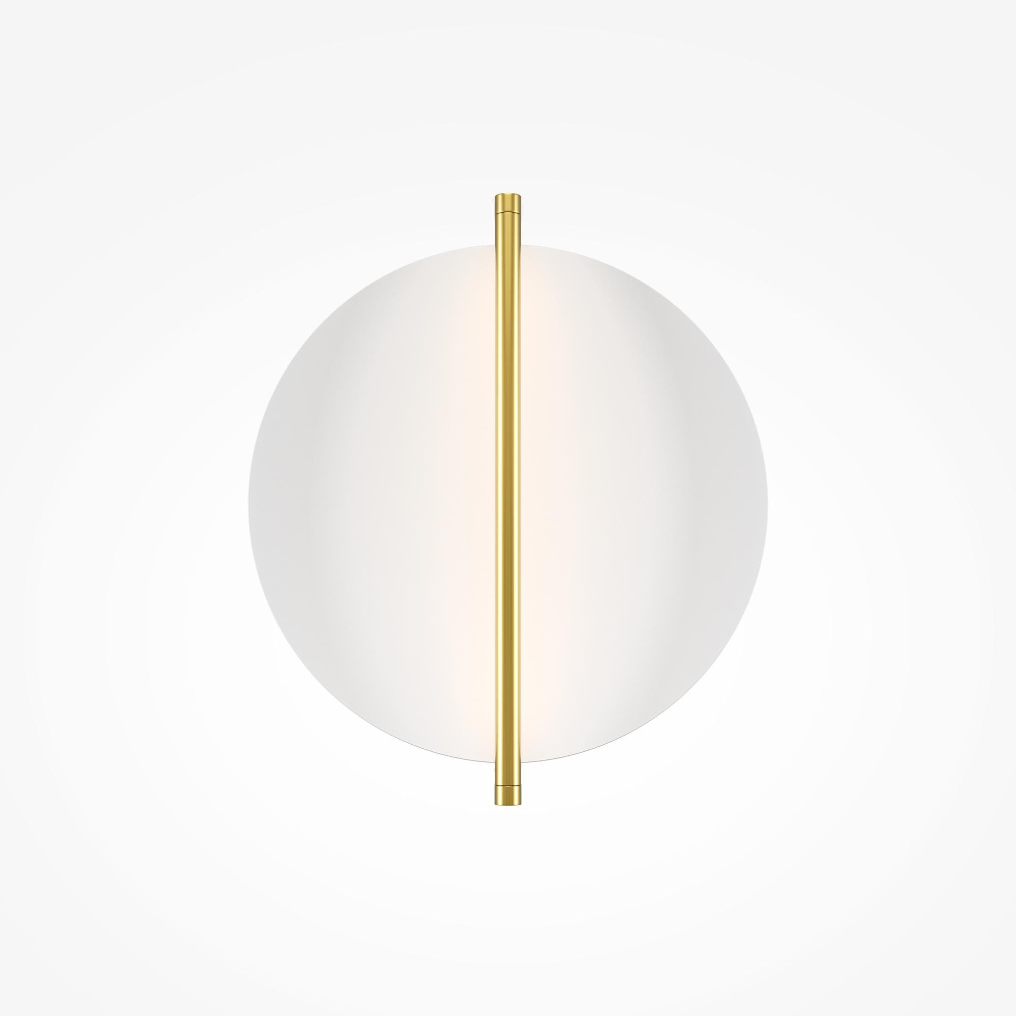 Maytoni LED-Wandlampe Mira Gold/Weiß Metall