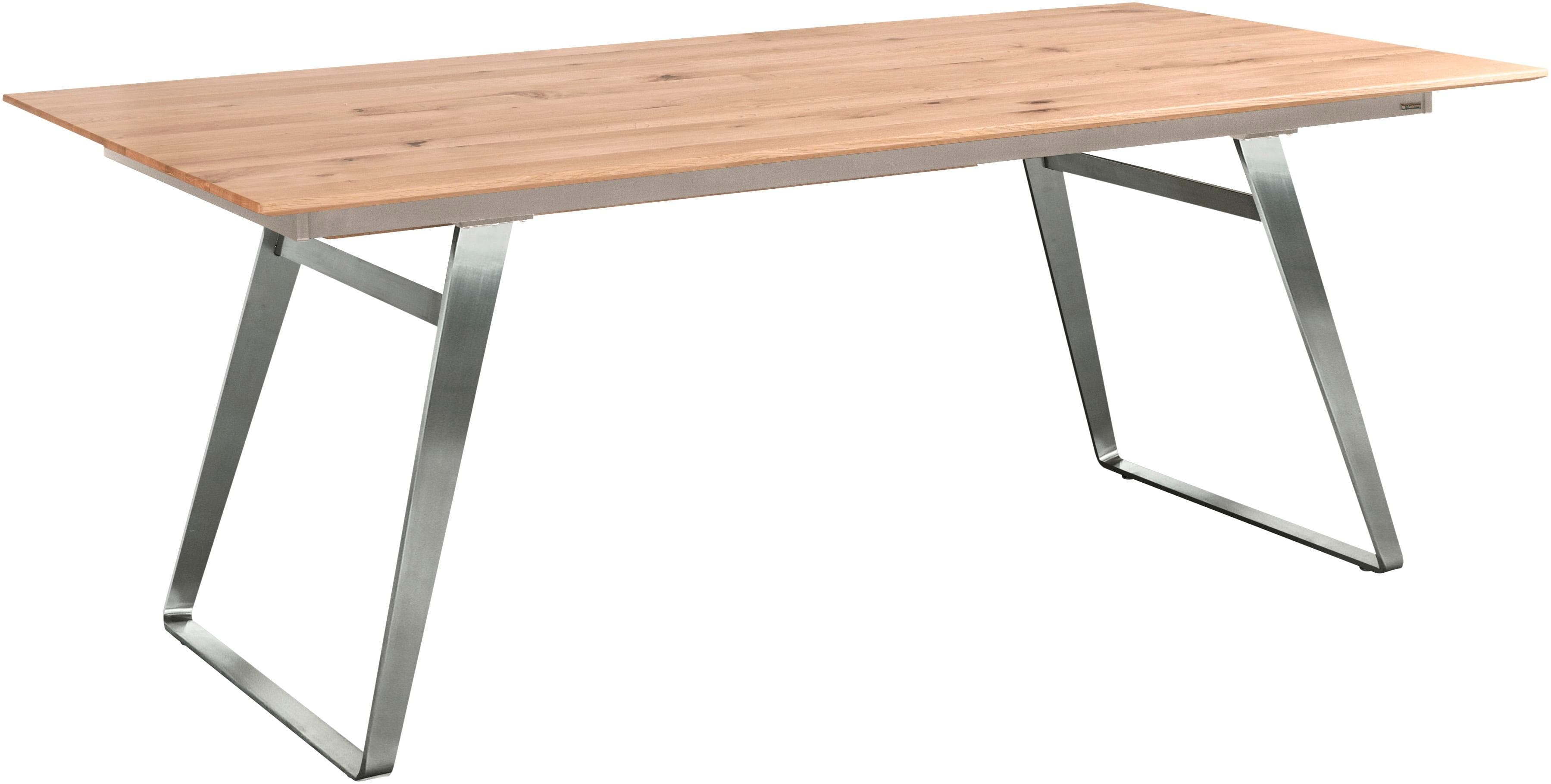 Esstisch Tavia Musterring Braun Eiche Massivholz