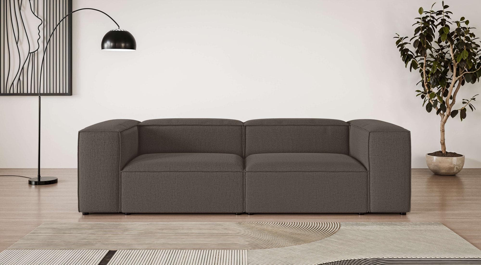 Big-Sofa OTTO HOME HAILY Modularsofa Braun