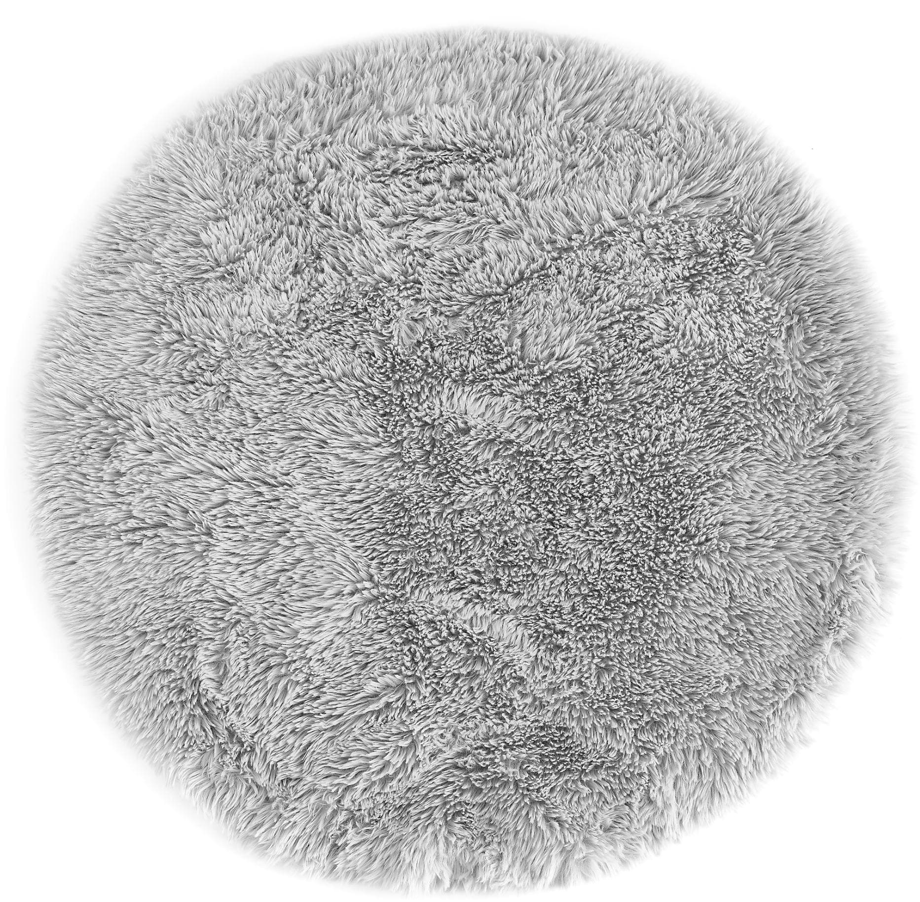 OTTO HOME Alpa Fellteppich Silber Rund 80cm Polyester