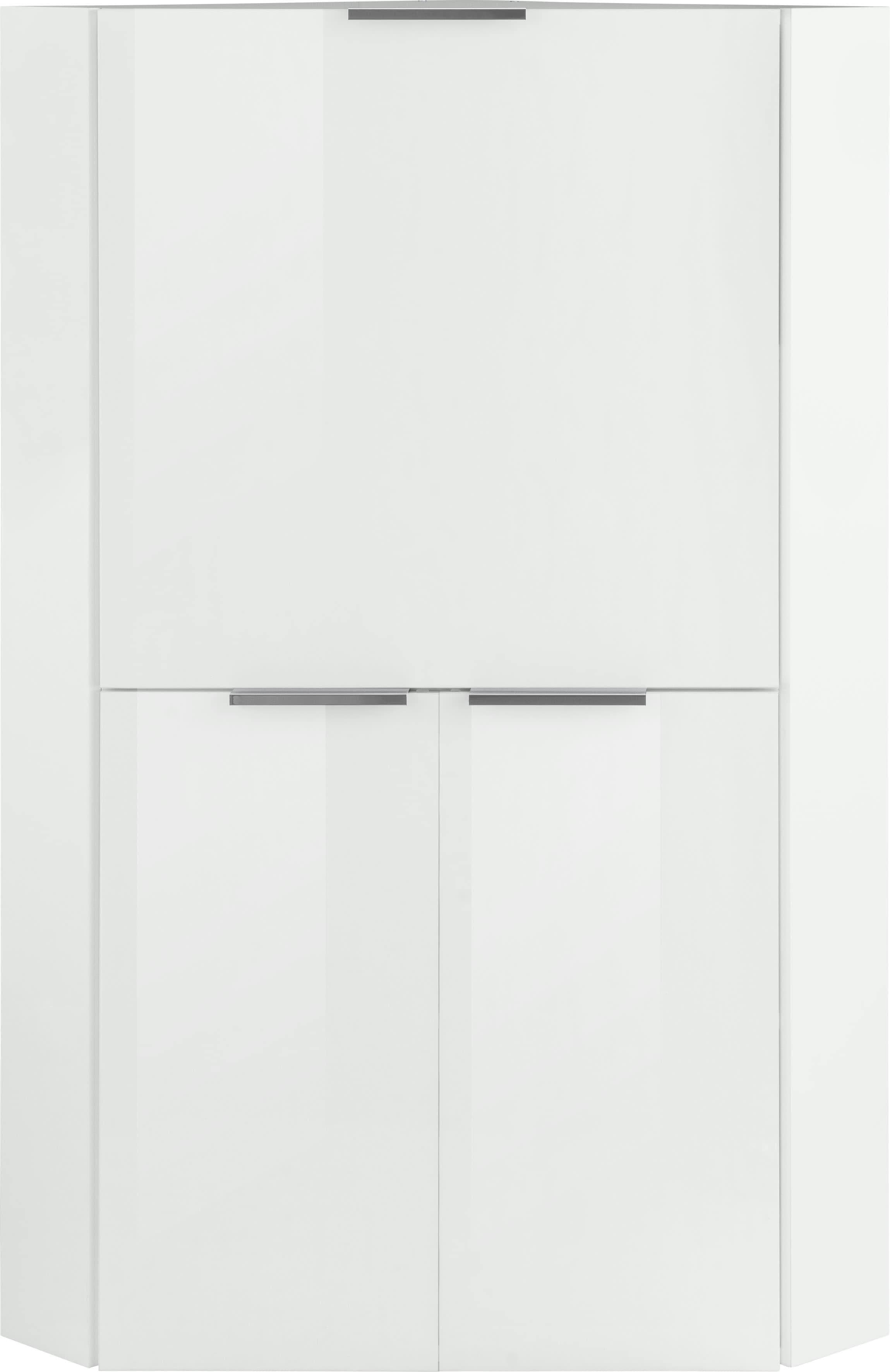 Sekretär INOSIGN Dalia Eckschreibtisch Weiß Hochglanz