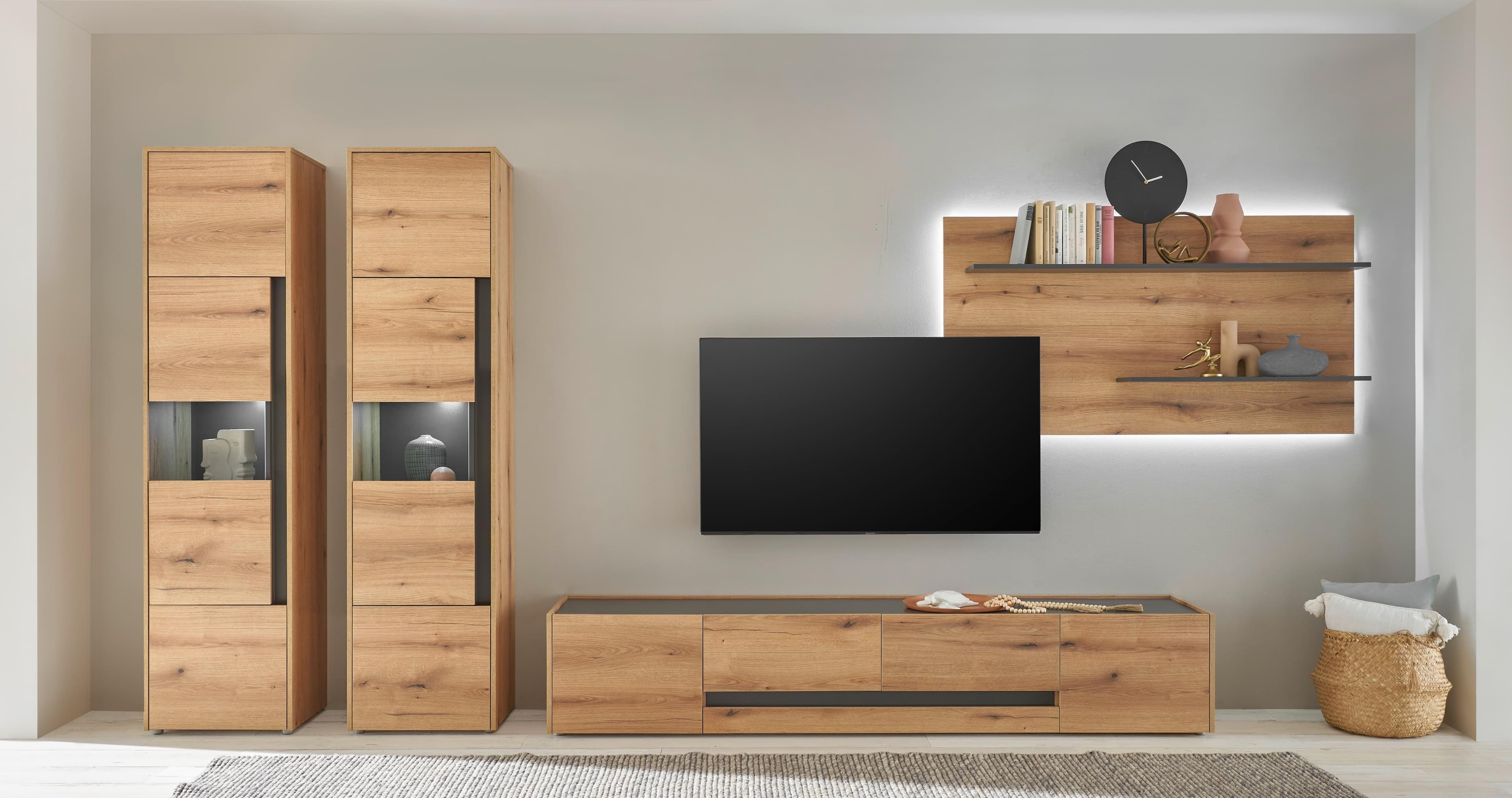 INOSIGN Wohnwand City/Giron, (Set, 4-St)