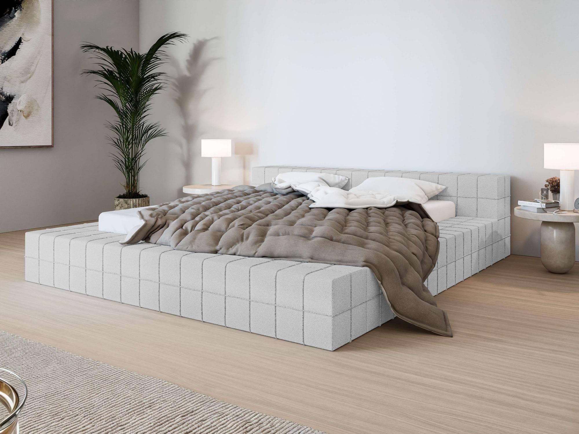HOME AFFAIRE Polsterbett VENDY mit Taschen-Federkernmatratze