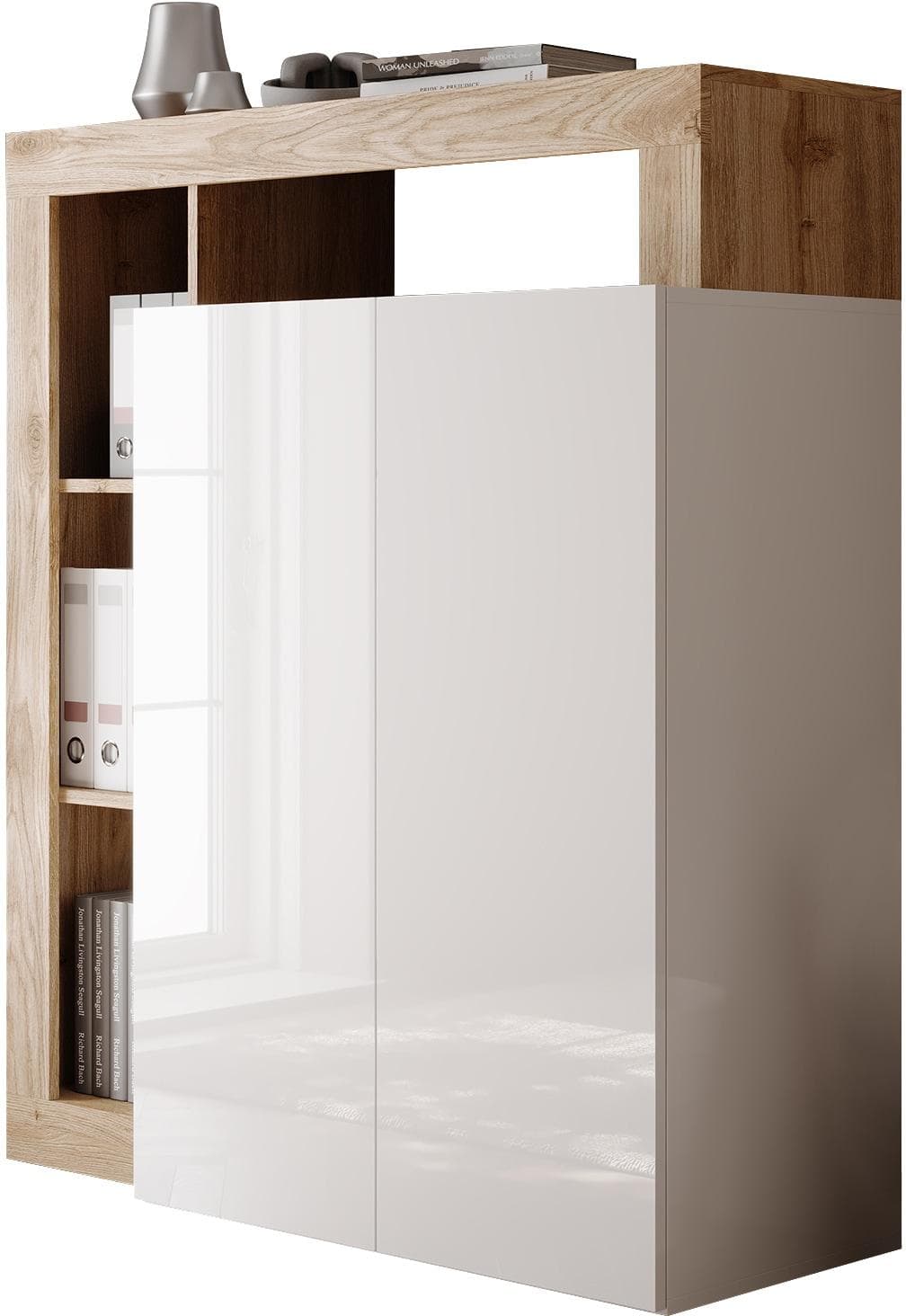 INOSIGN Sekretär Hamburg PC-Schrank Home-Office mit Tastaturauszug