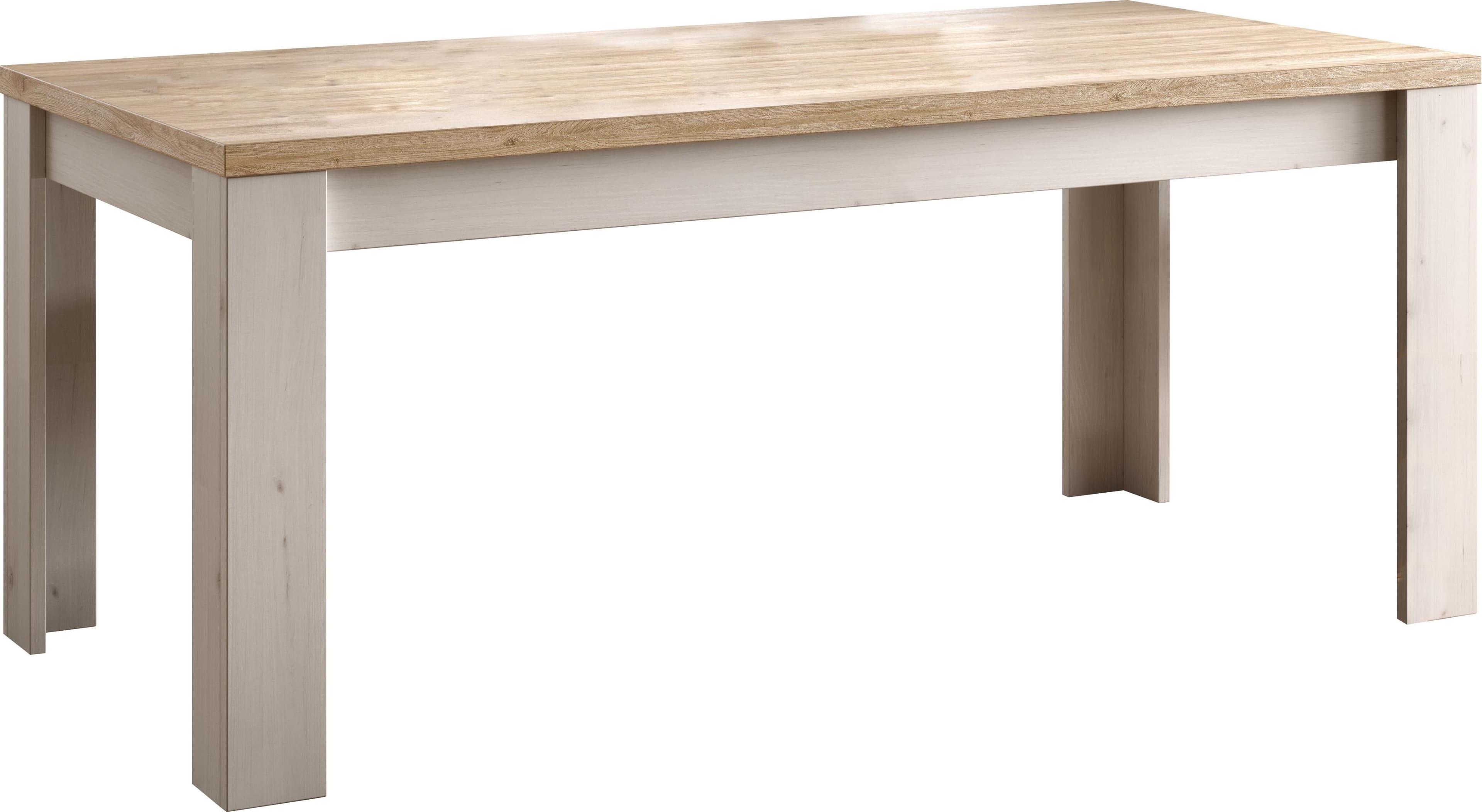 OTTO HOME Country Esstisch 180x90 cm Zweifarbig Eiche