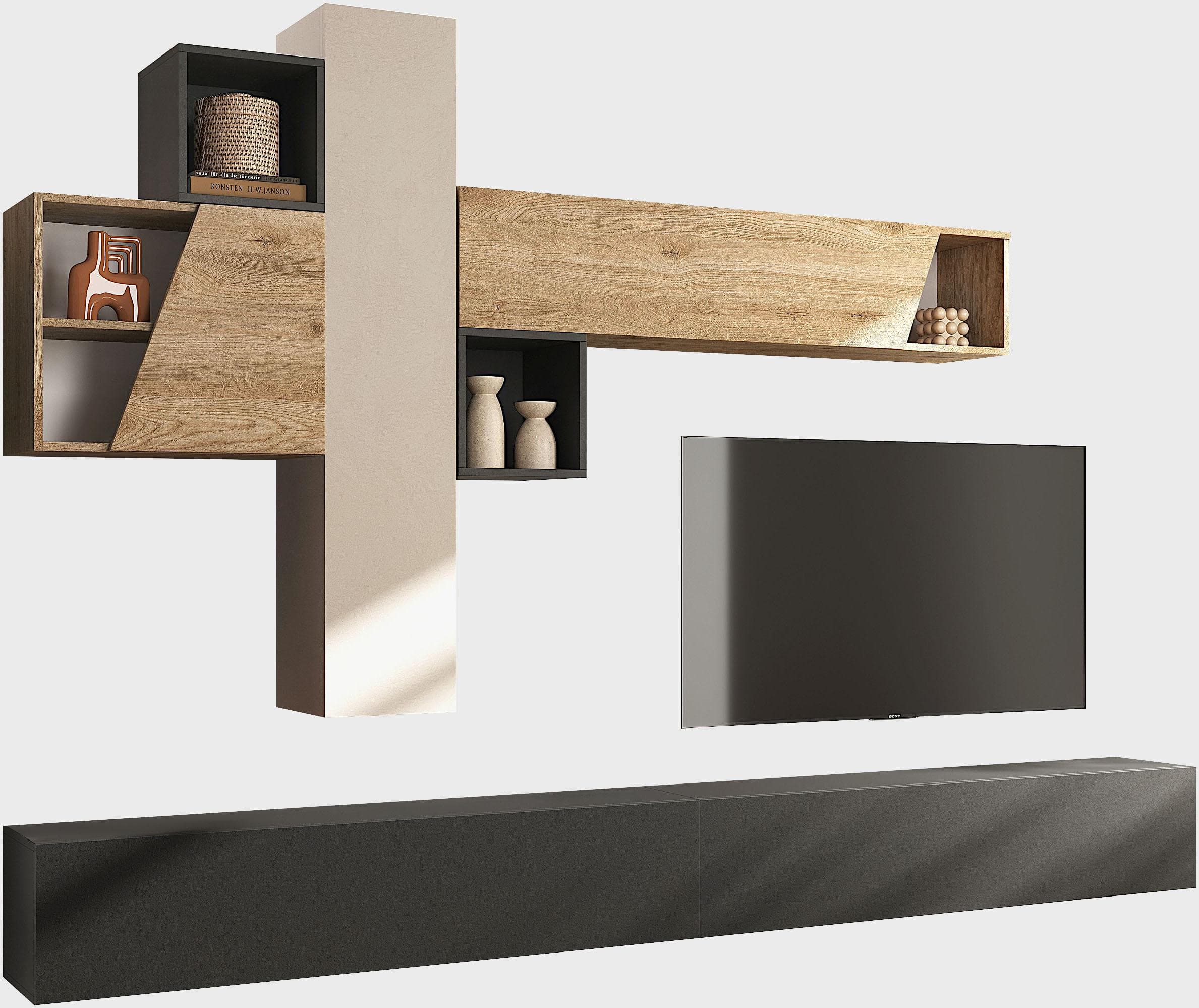 Home Affaire Infinity Wohnwand 6-tlg. Wandmontage