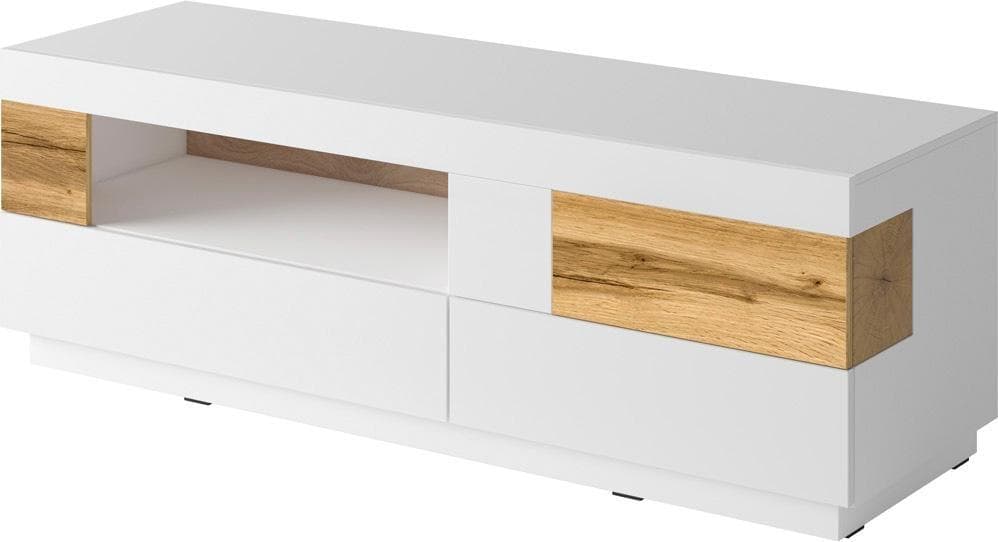 OTTO home Lowboard SILKE Weiß Hochglanz Modern