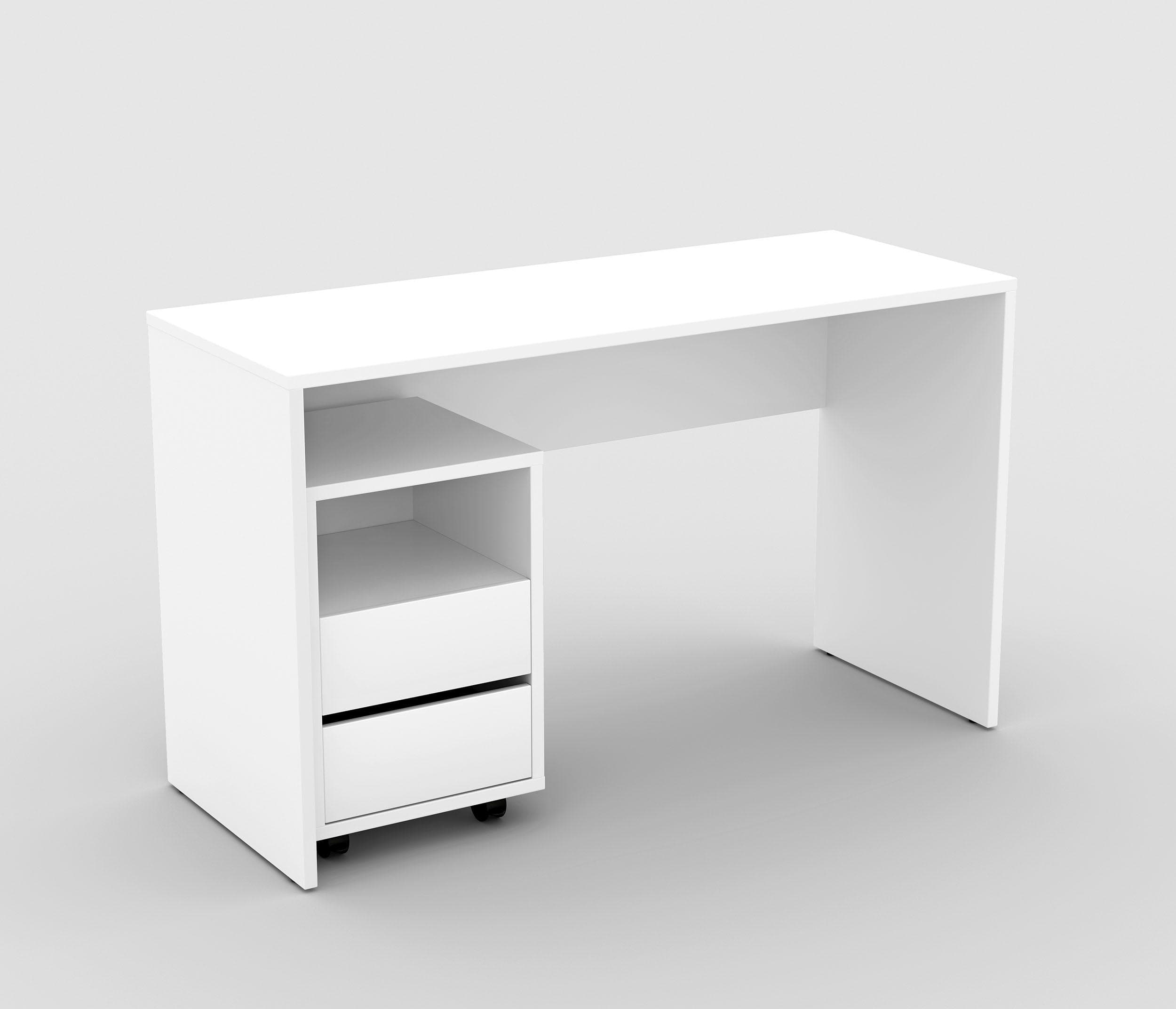 HOME AFFAIRE Büromöbel-Set Agapi Weiß Modern