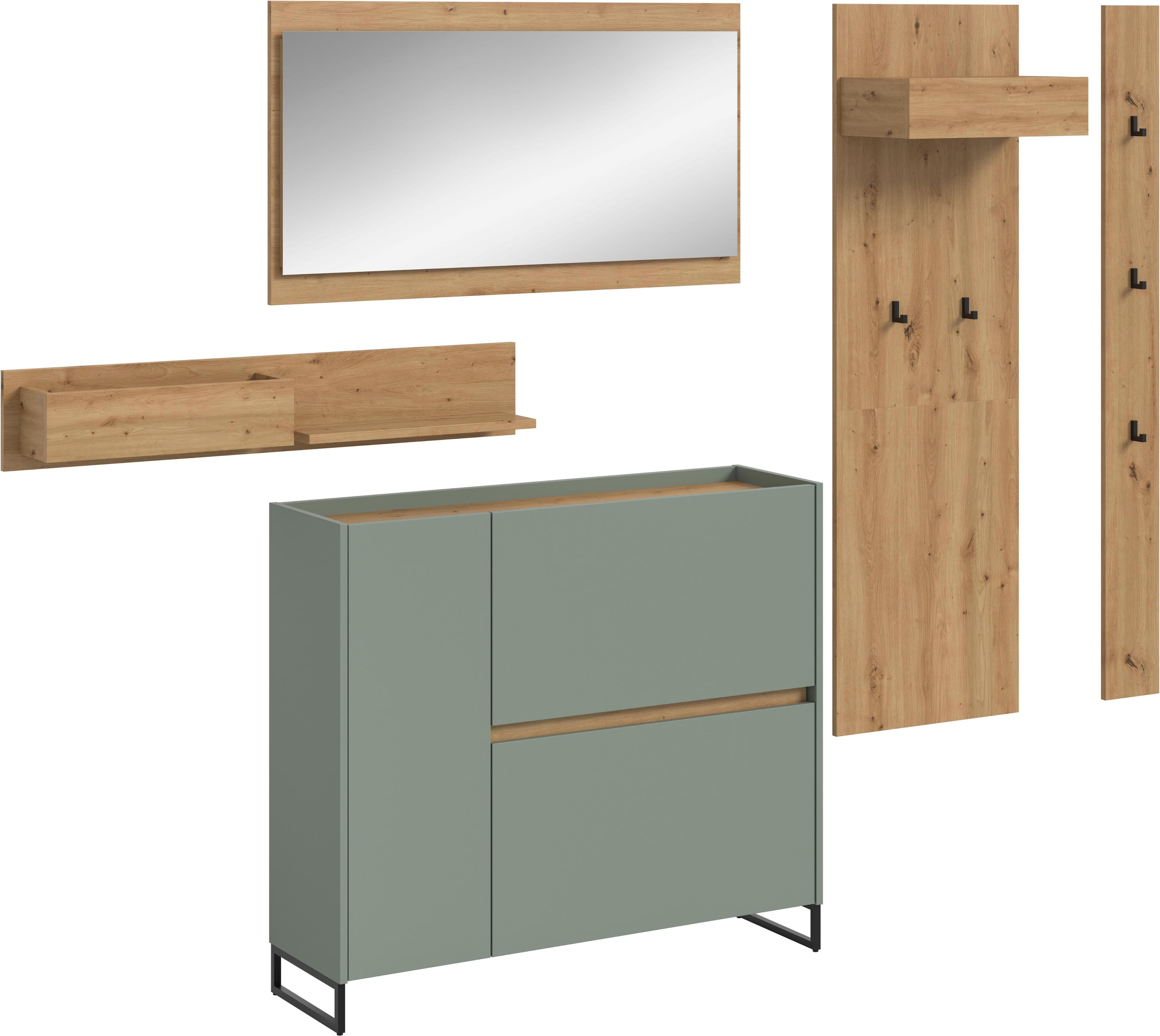 Garderoben-Set Artisan Oak NB in Salbei