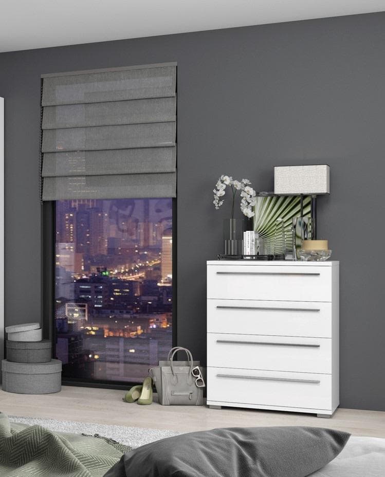 OTTO HOME Piano Schubkastenkommode weiß hochglänzend mit Soft-Close