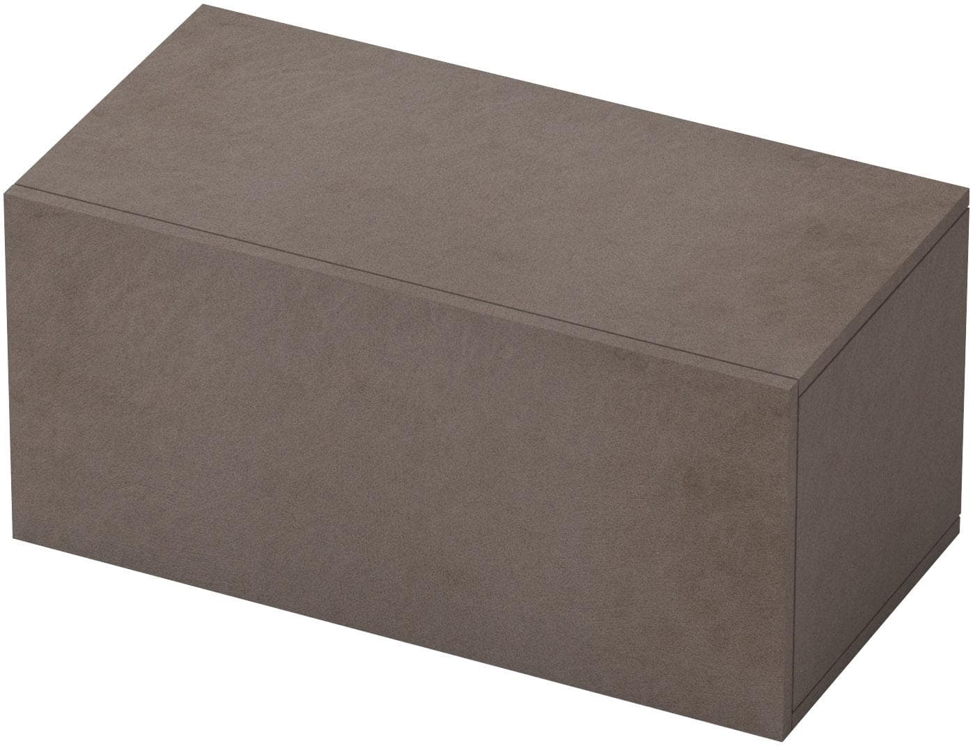 Hängevitrine mit Klappe in verschiedenen Farben