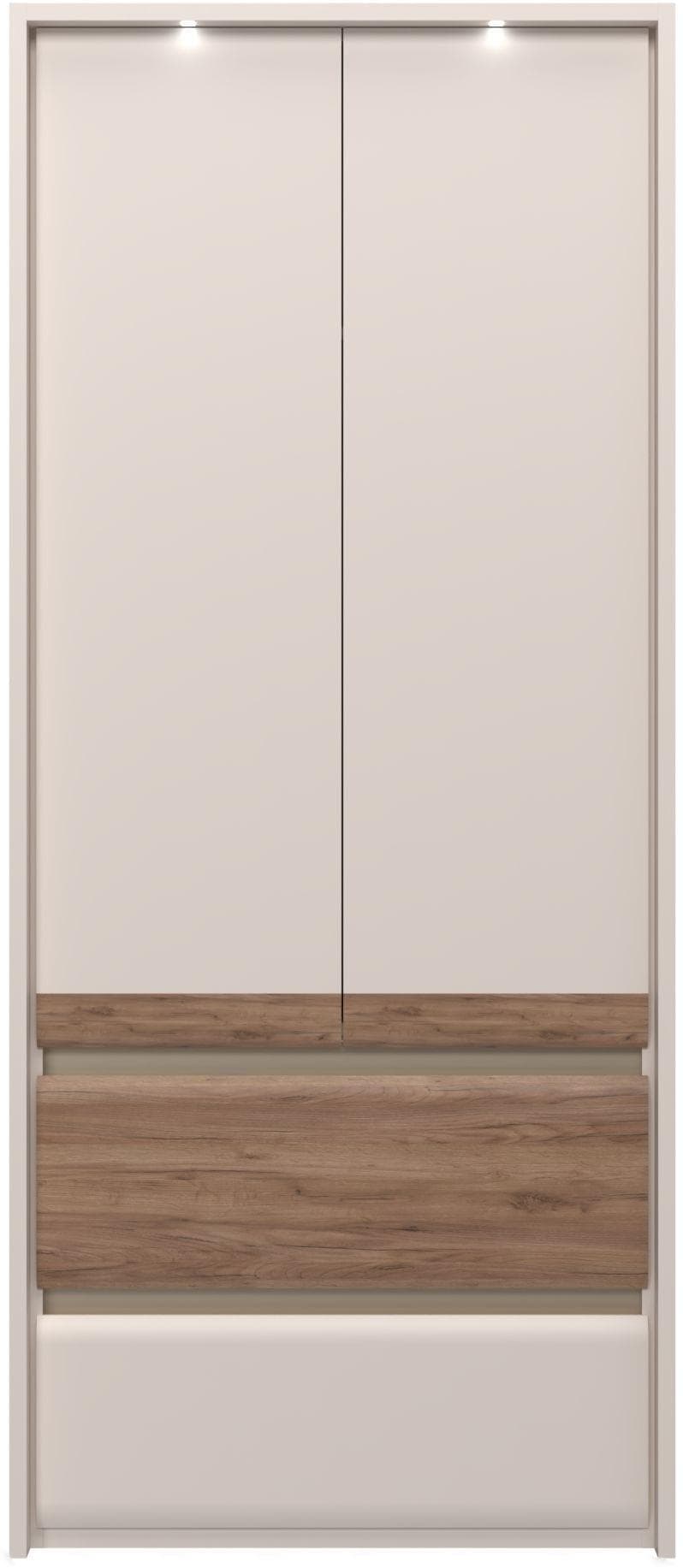 OTTO HOME Kleiderschrank Invictus Beige UV-lackiert FSC-zertifiziert