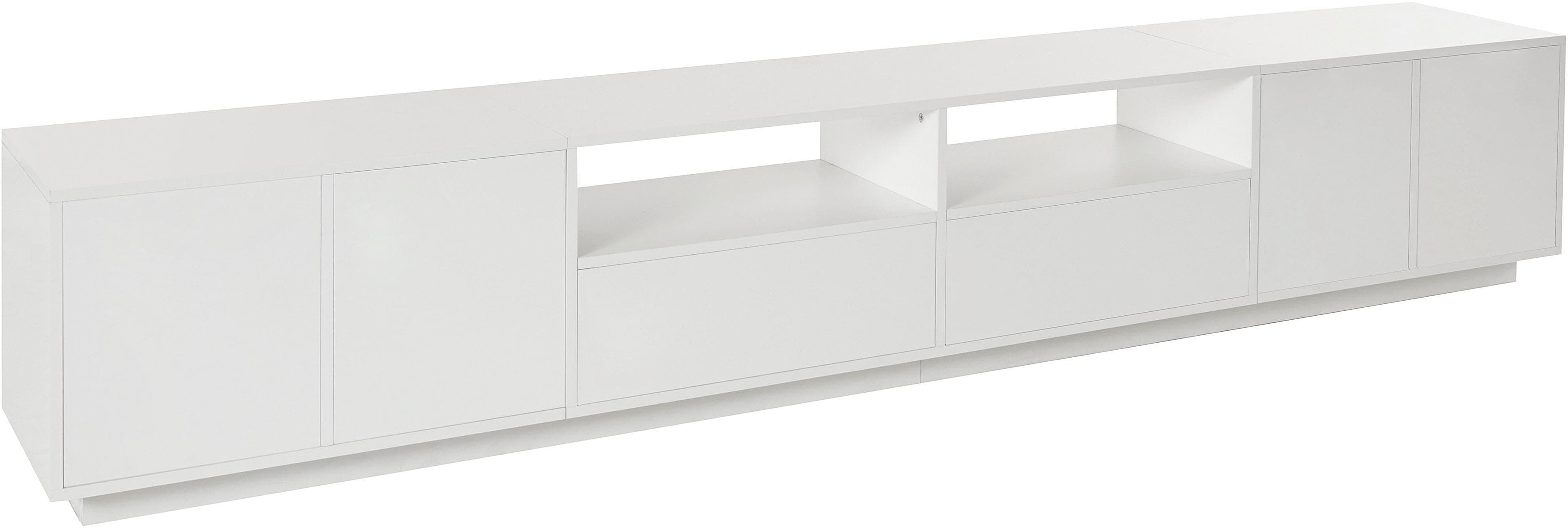 Home affaire Lowboard bloom TV-Schrank Weiß Hochglanz Modern