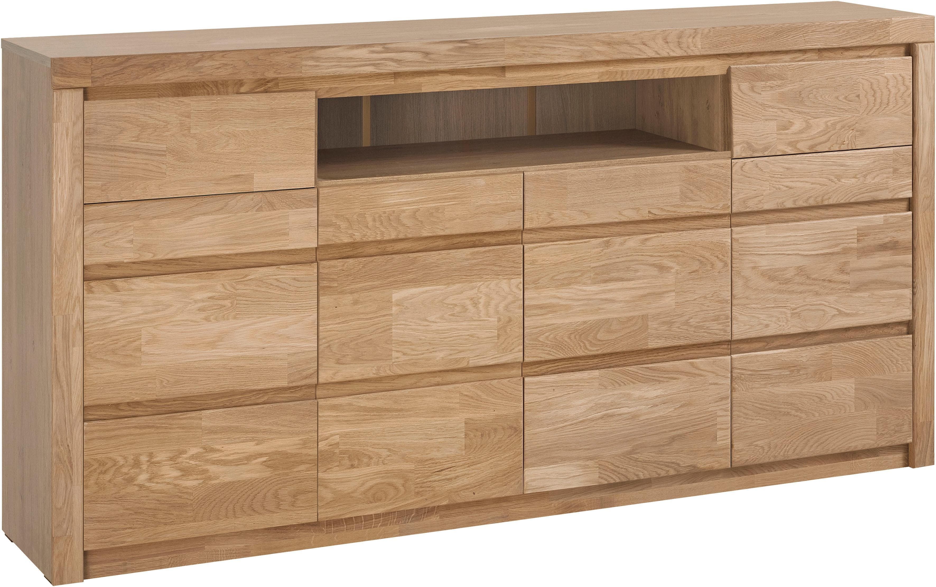 OTTO HOME Kommode Silkeborg Braun Eiche Teilmassiv
