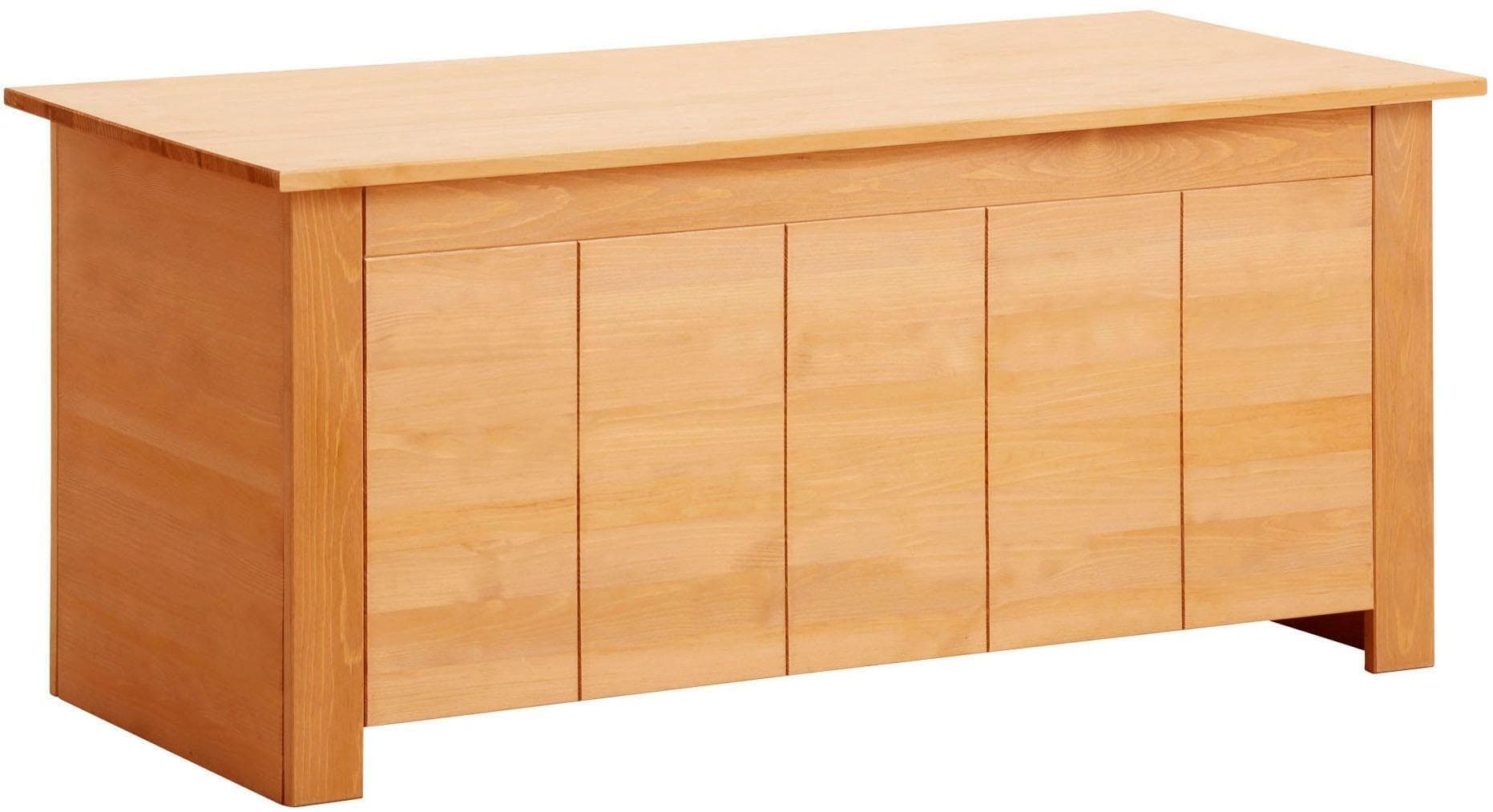 OTTO HOME Sitztruhe Bertram Beige Natur Gebeizt Gewachst