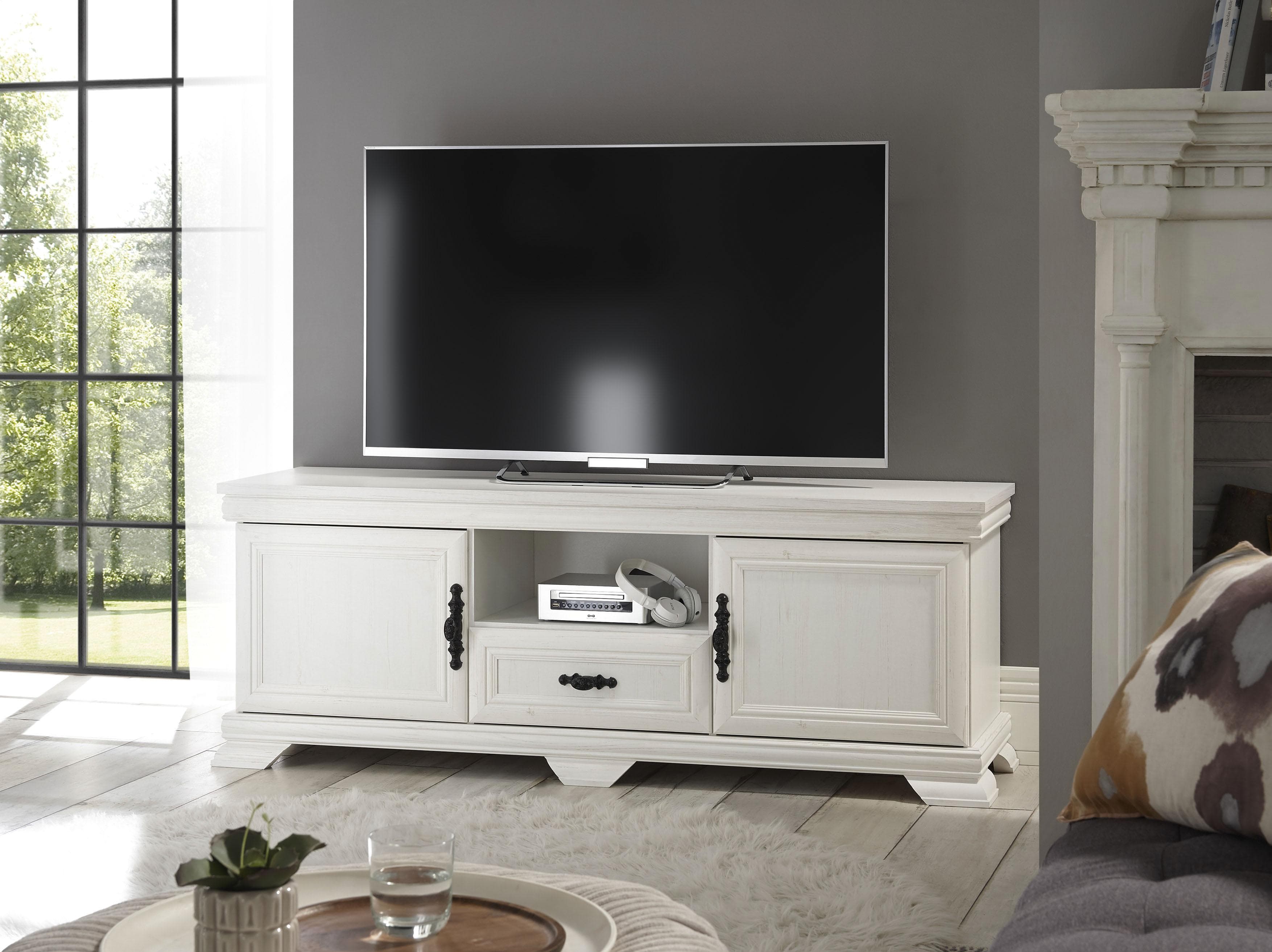 OTTO home Lowboard Royal Weiß Landhausstil