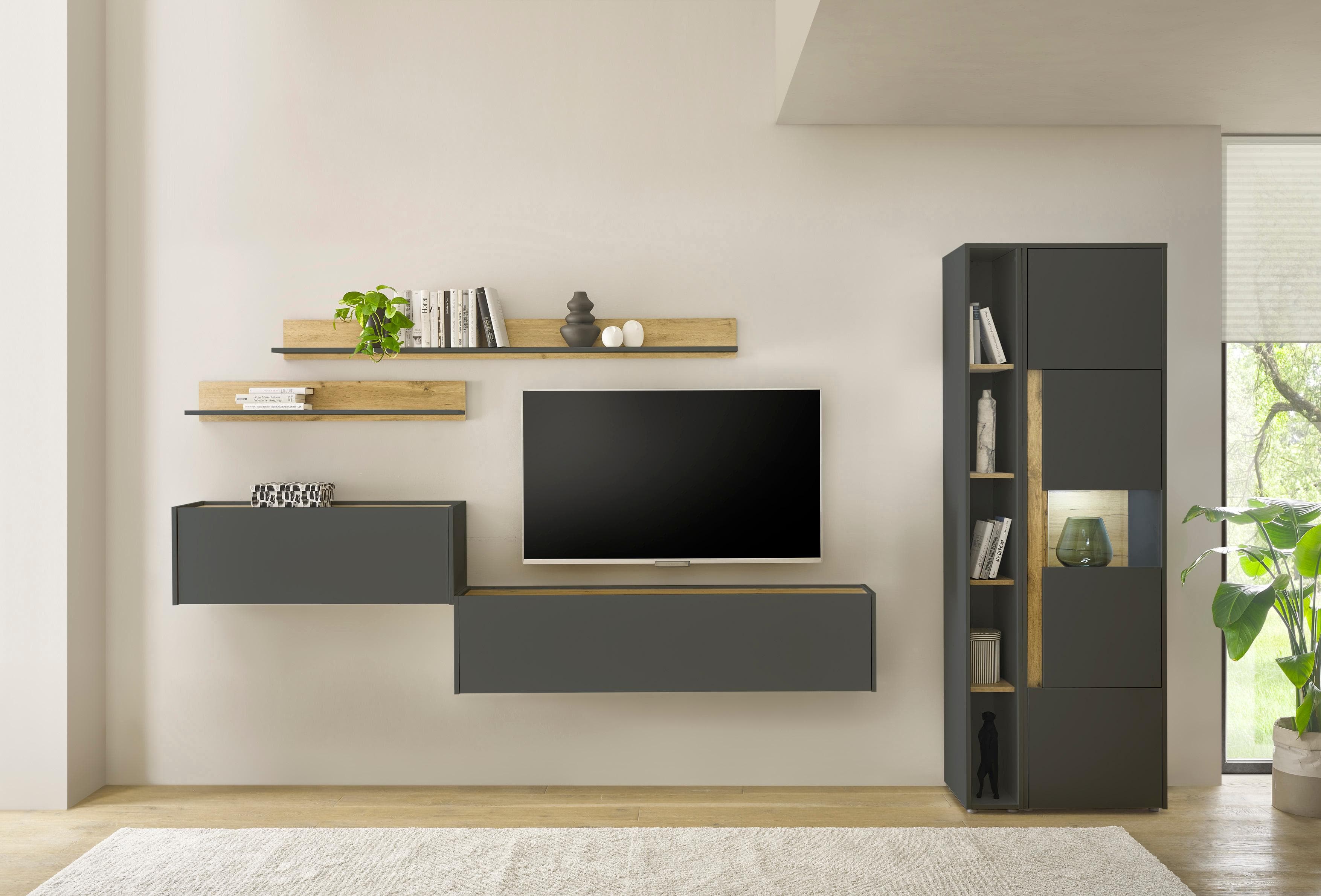 Büromöbel-Set INOSIGN City/Giron Anthrazit