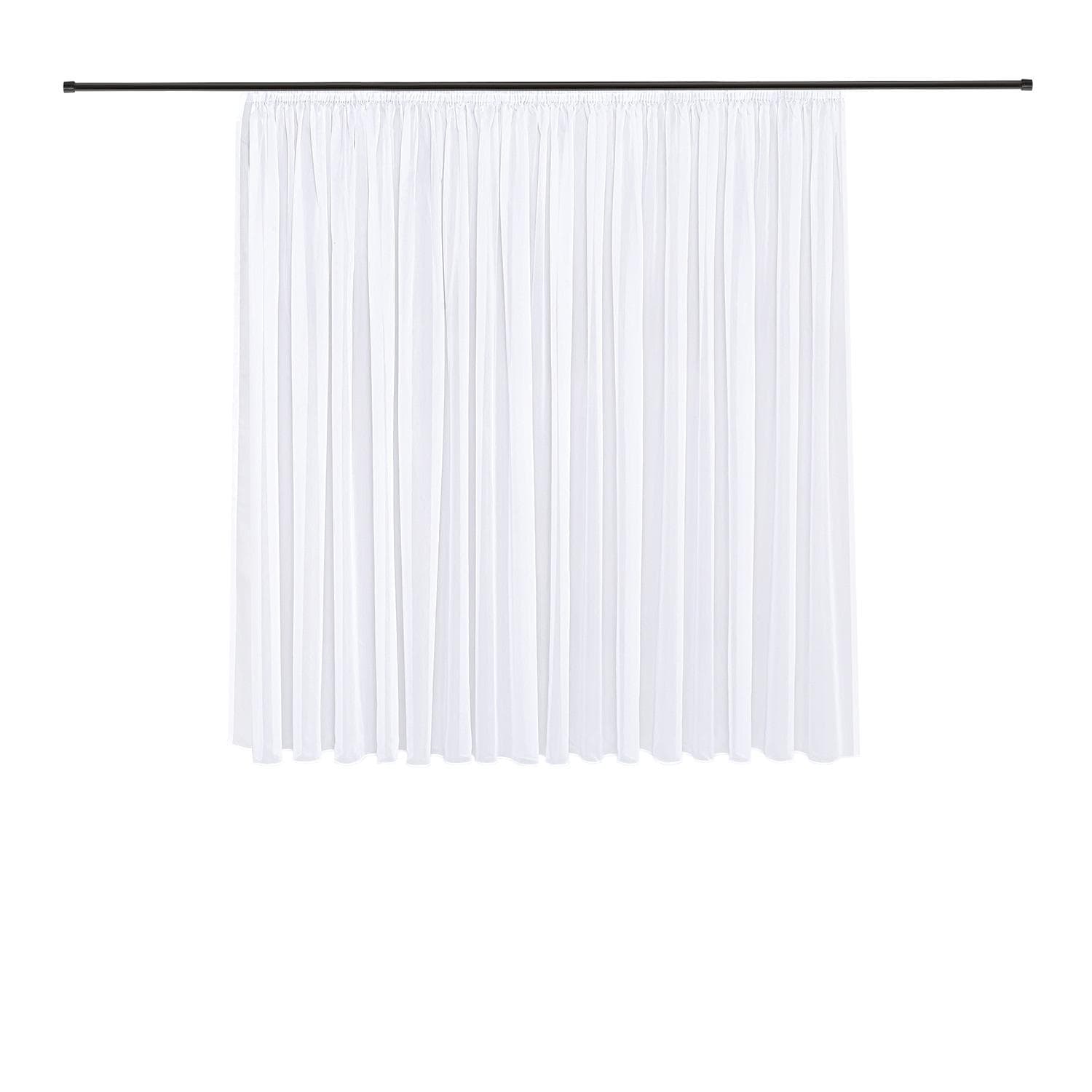 Gardine GERSTER Estella Weiß 300x180cm Voile Polyester