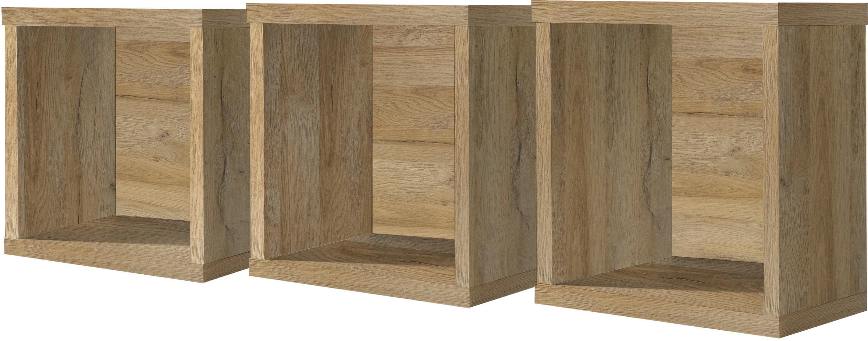Hängeregal Mäusbacher Mix Box 3er Set Braun Grandson Oak